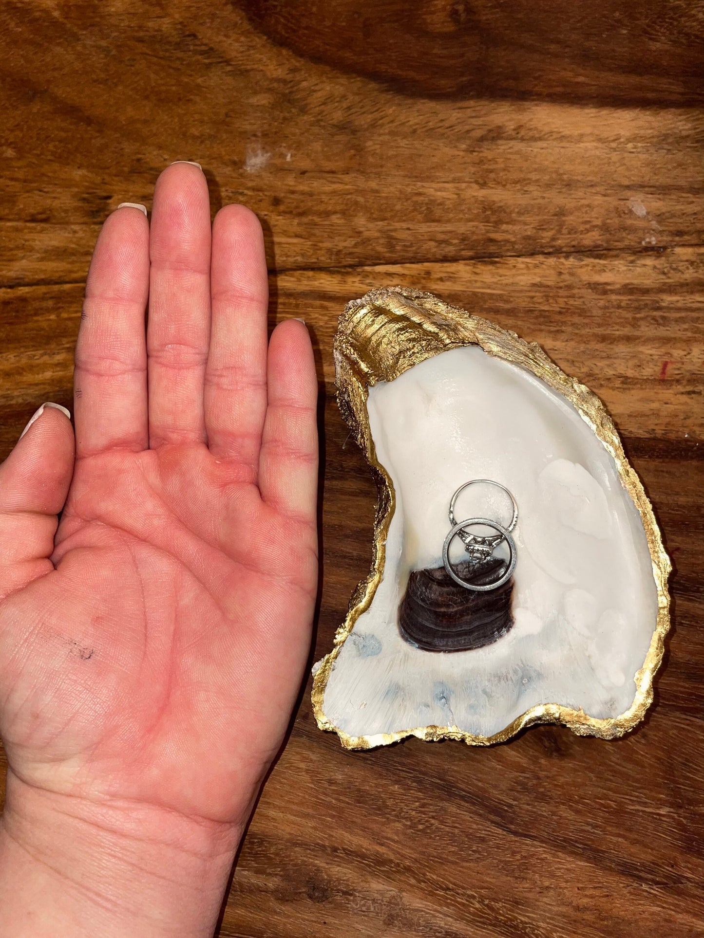 Natural Oyster Trinket Dish