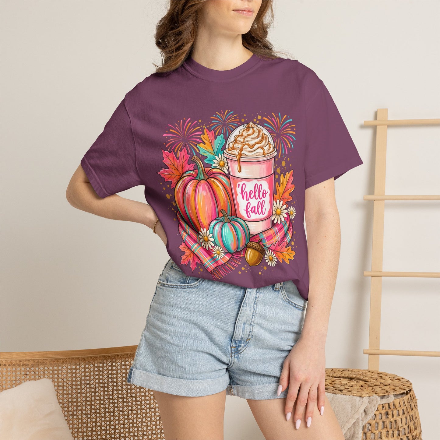 Hello Fall Pumpkin Latte T-Shirt