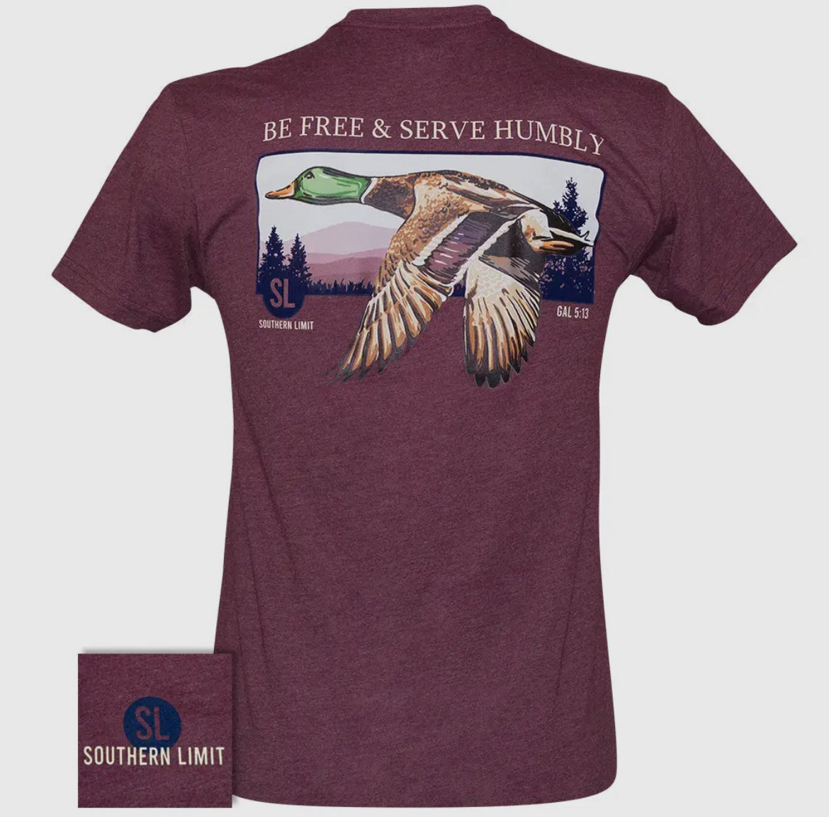 Southern Limit Be Free Duck Tee