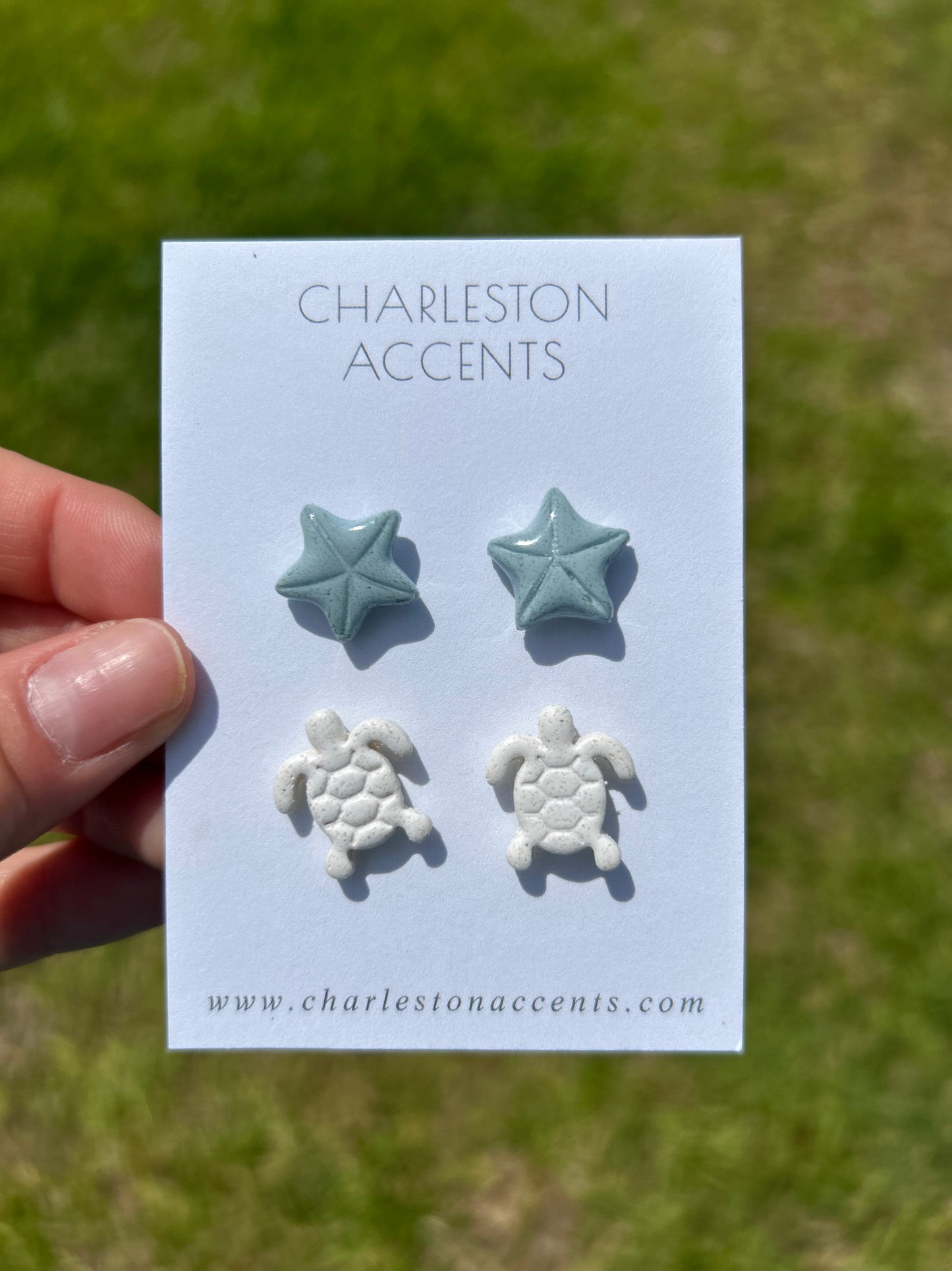 Starfish and Turtle Stud Earring Pack