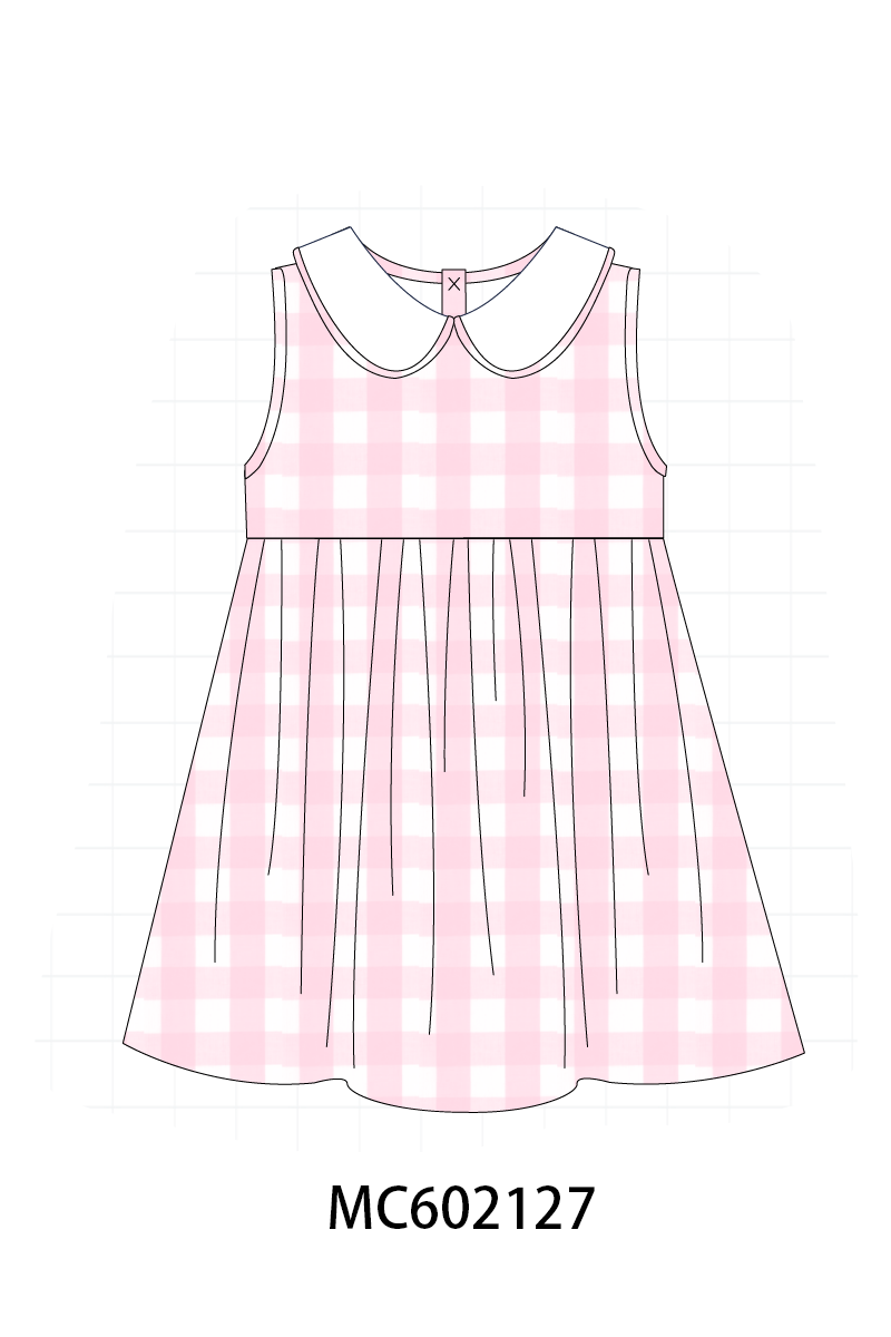 Pink gingham Dress