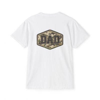 Comfort Colors camo dad shirt