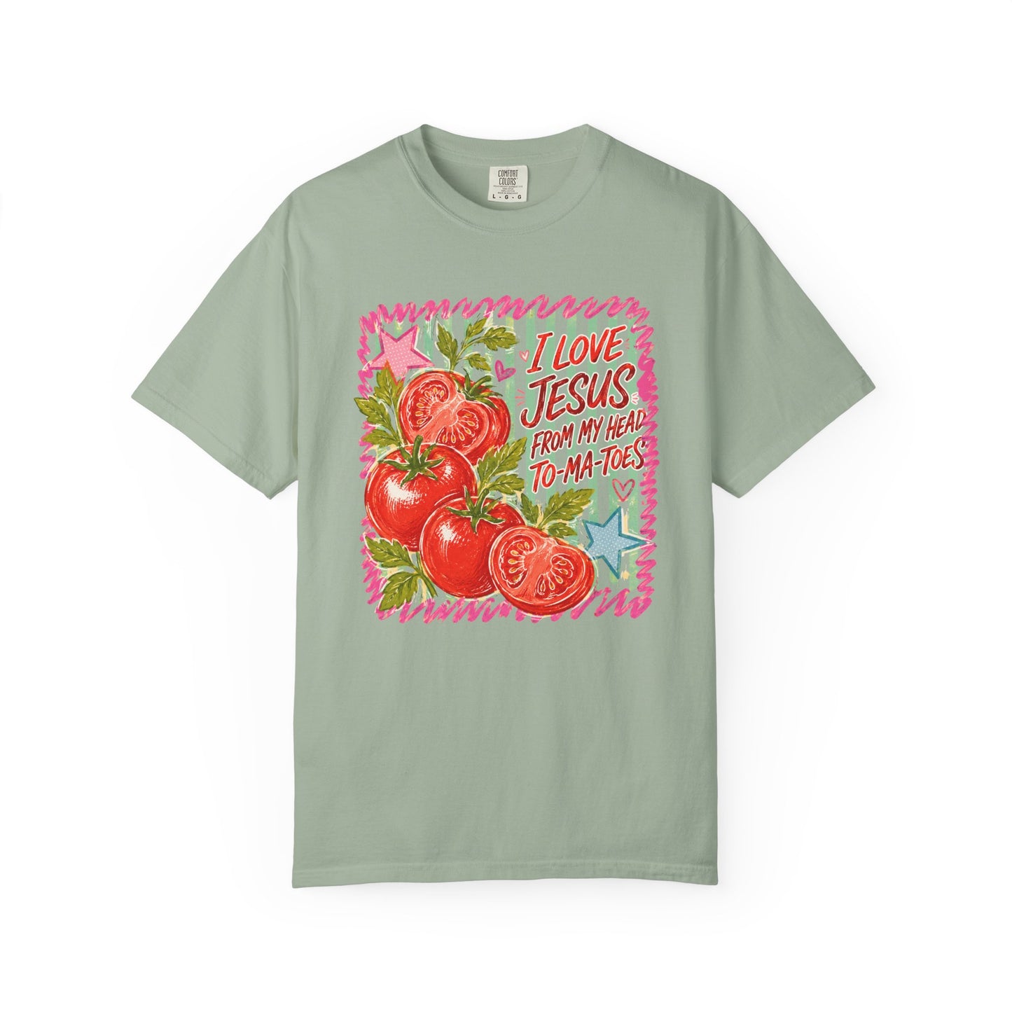 Comfort Colors Jesus Tomato Graphic Tee