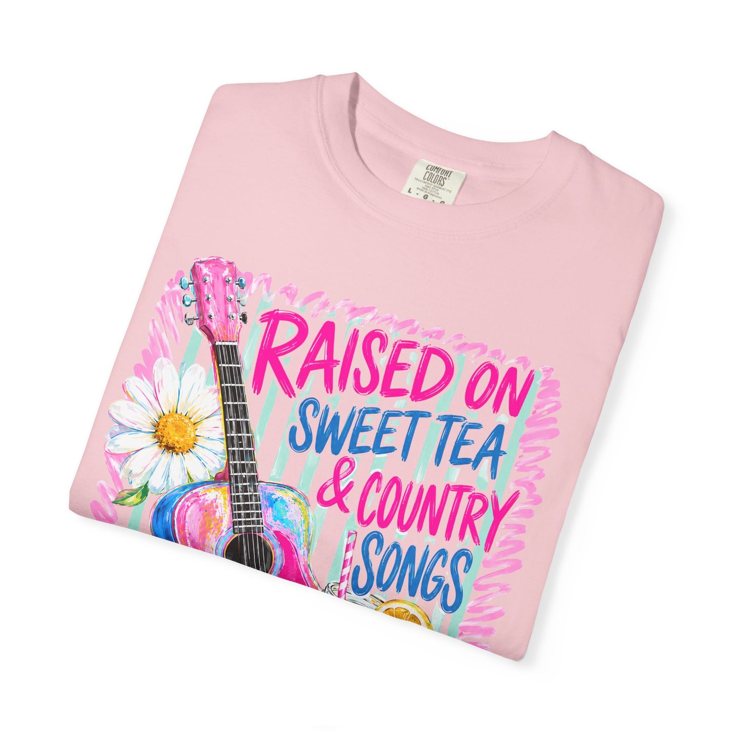 Comfort Colors Raised on Sweet Tea & Country Songs T-Shirt