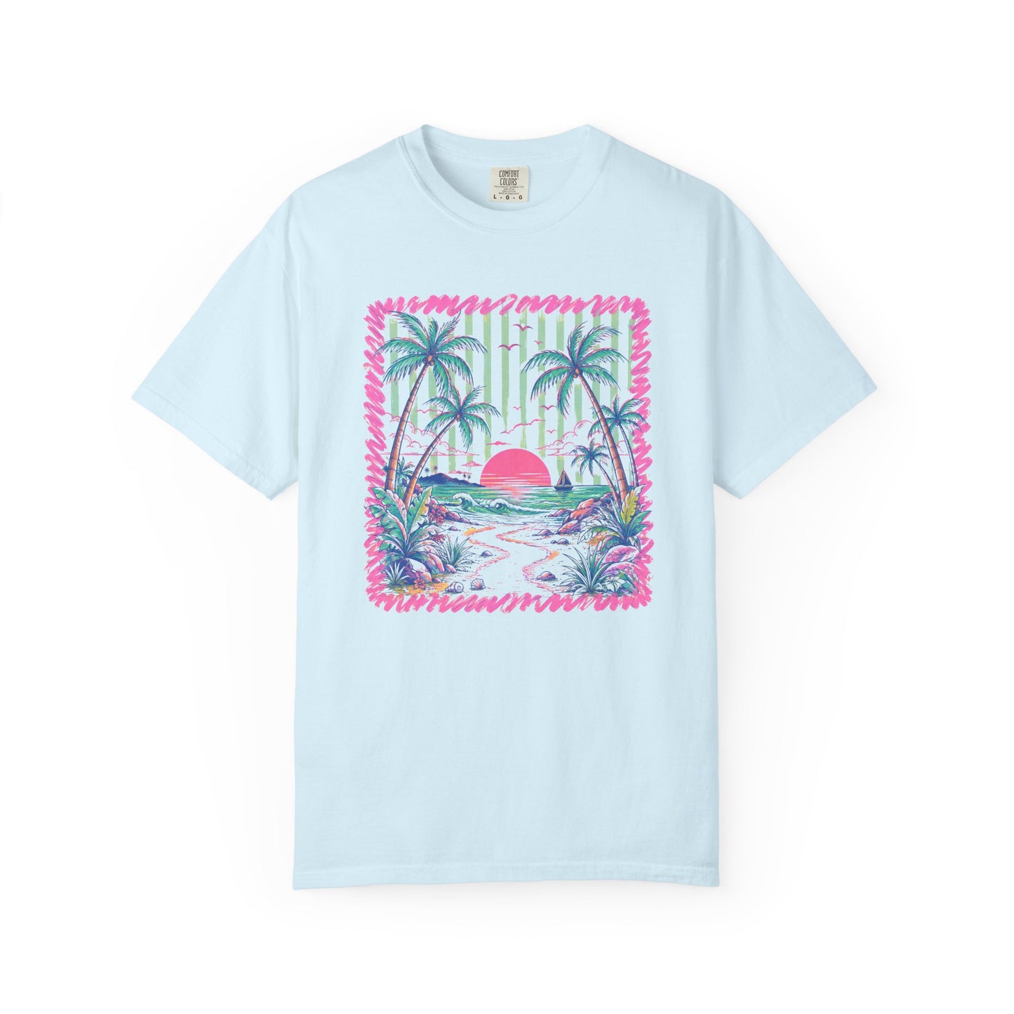 Comfort Colors sunset tee