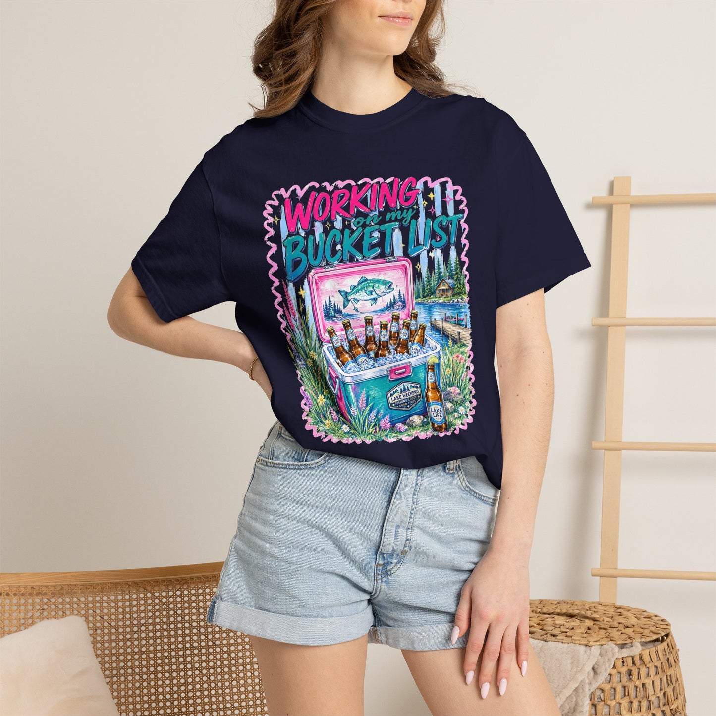 Comfort Colors Working on My Bucket List T-Shirt