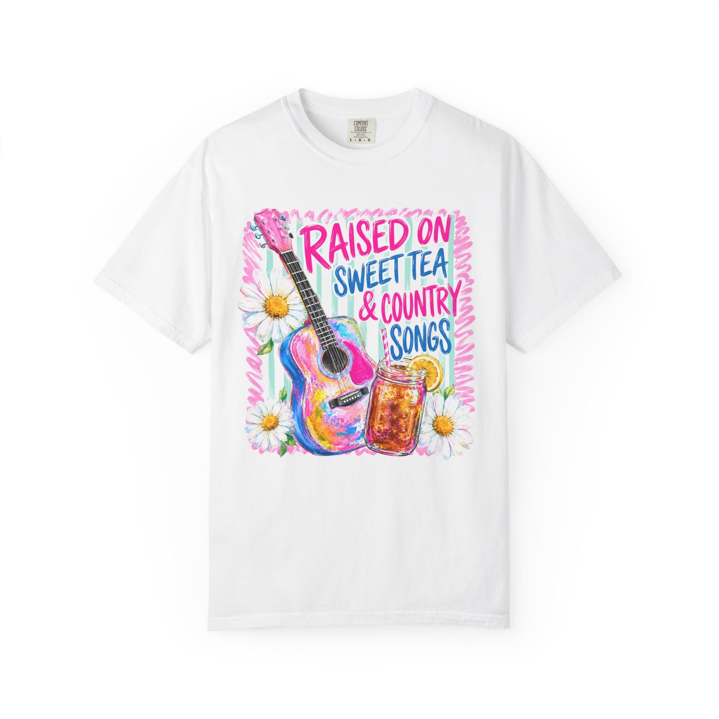 Comfort Colors Raised on Sweet Tea & Country Songs T-Shirt