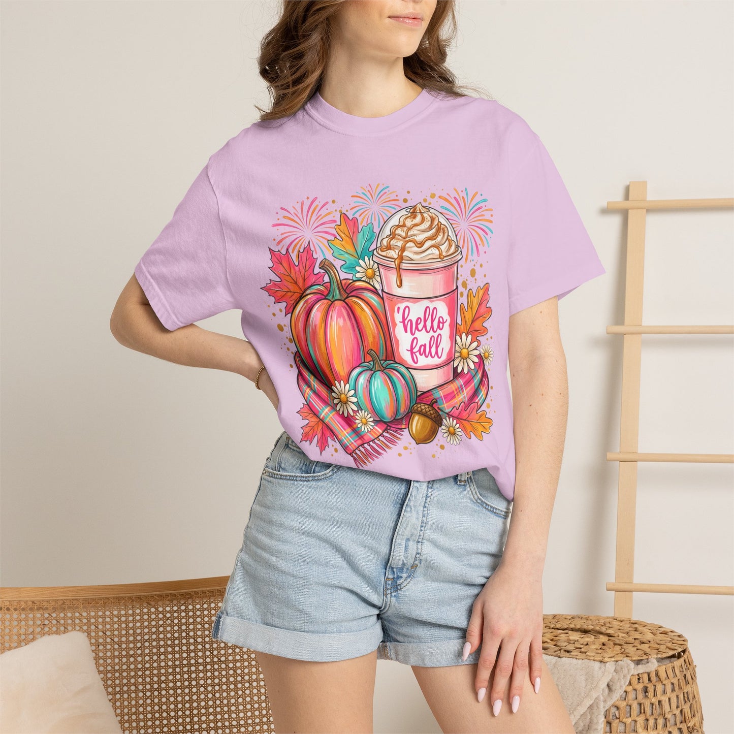 Hello Fall Pumpkin Latte T-Shirt