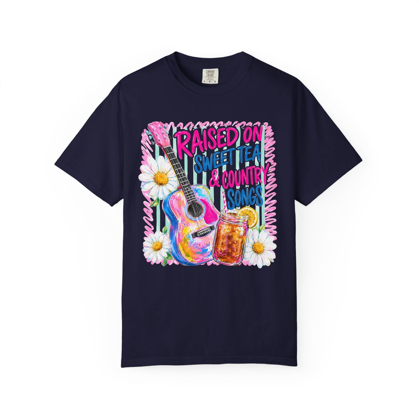 Comfort Colors Raised on Sweet Tea & Country Songs T-Shirt