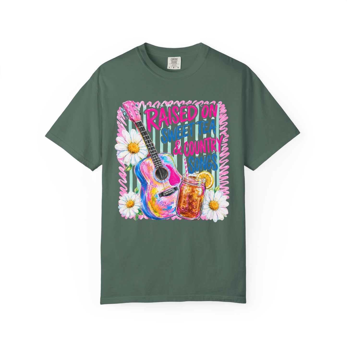 Comfort Colors Raised on Sweet Tea & Country Songs T-Shirt