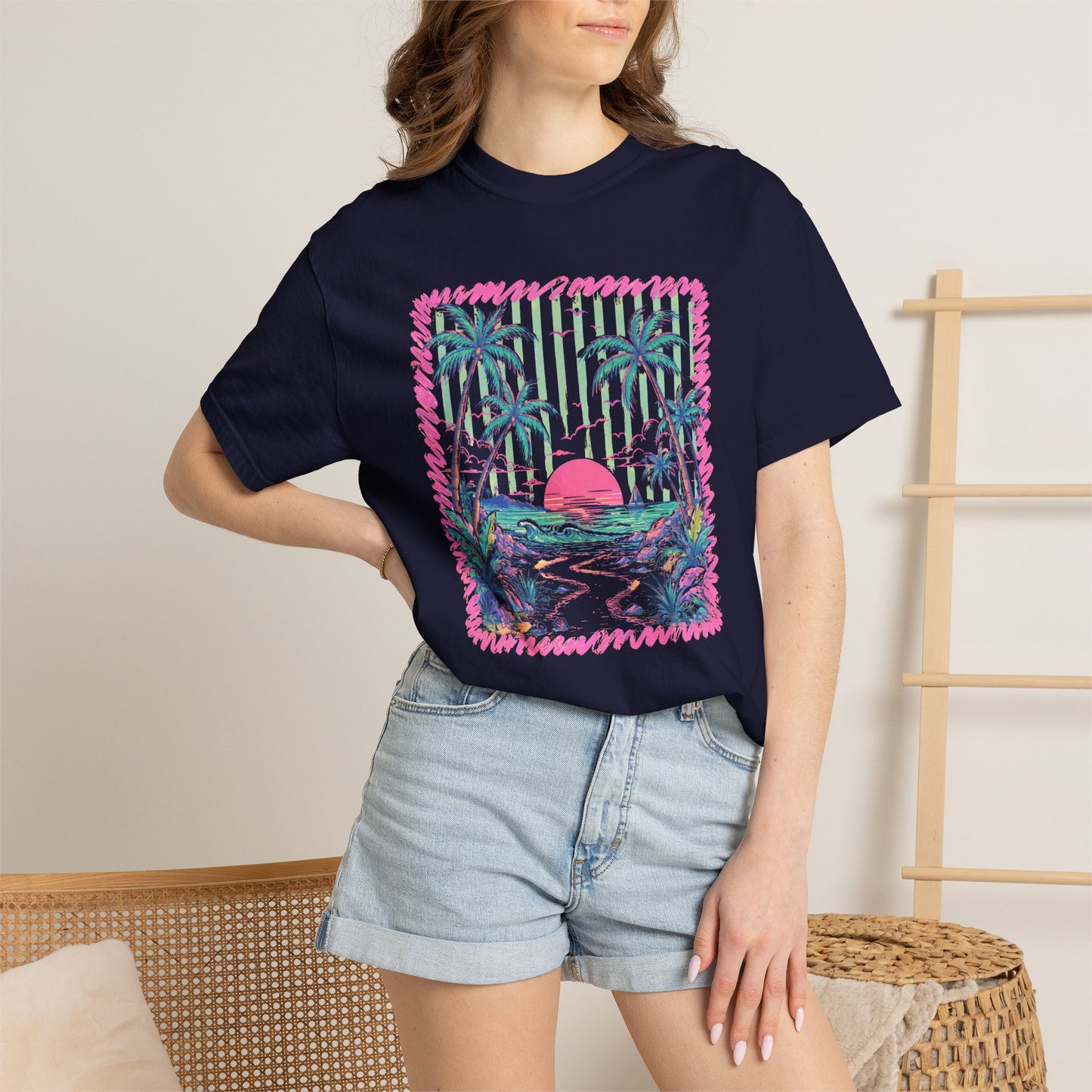 Comfort Colors sunset tee