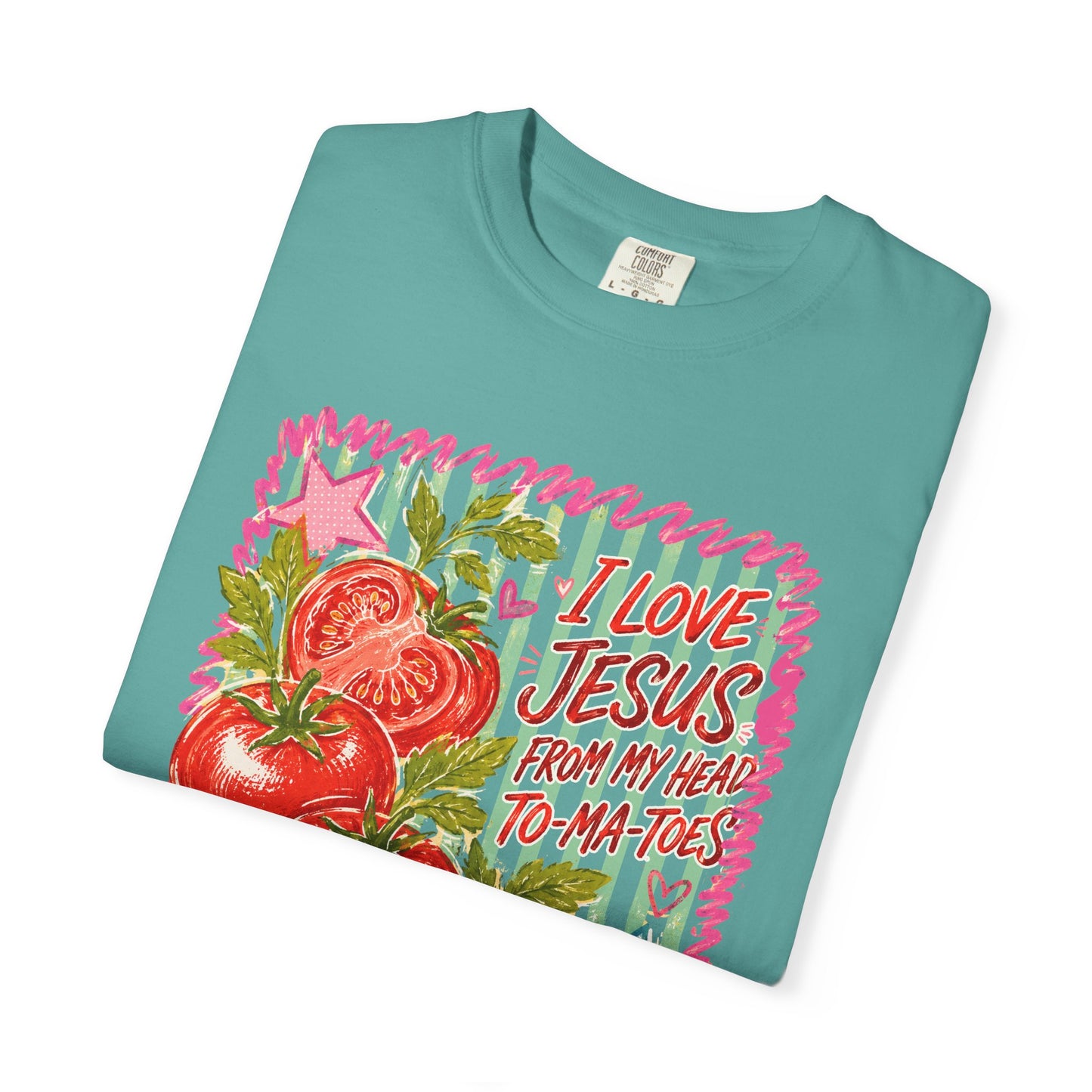 Comfort Colors Jesus Tomato Graphic Tee