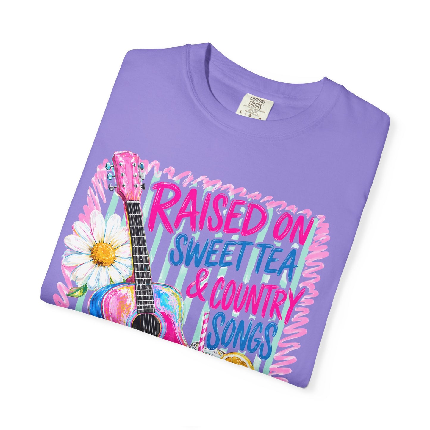 Comfort Colors Raised on Sweet Tea & Country Songs T-Shirt