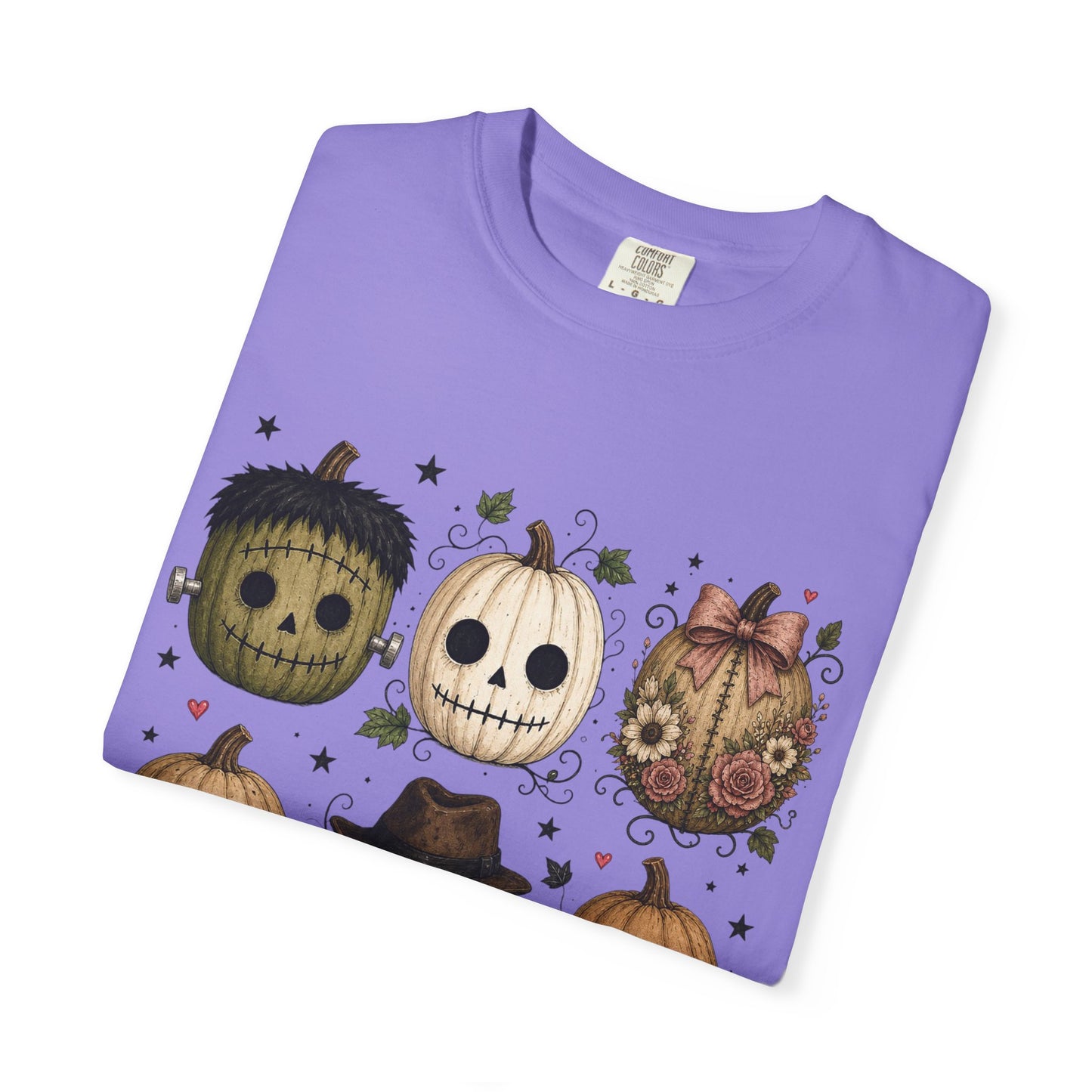 Comfort Colors Halloween Pumpkin Mask T-Shirt