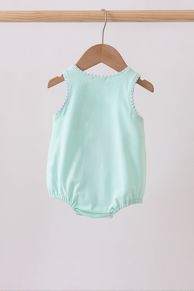 Mint Swordfish Applique Bubble