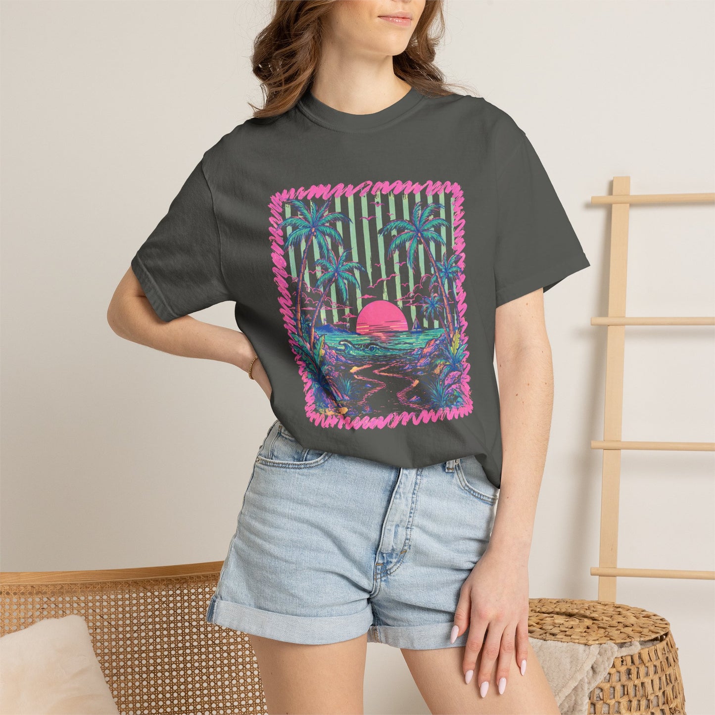 Comfort Colors sunset tee