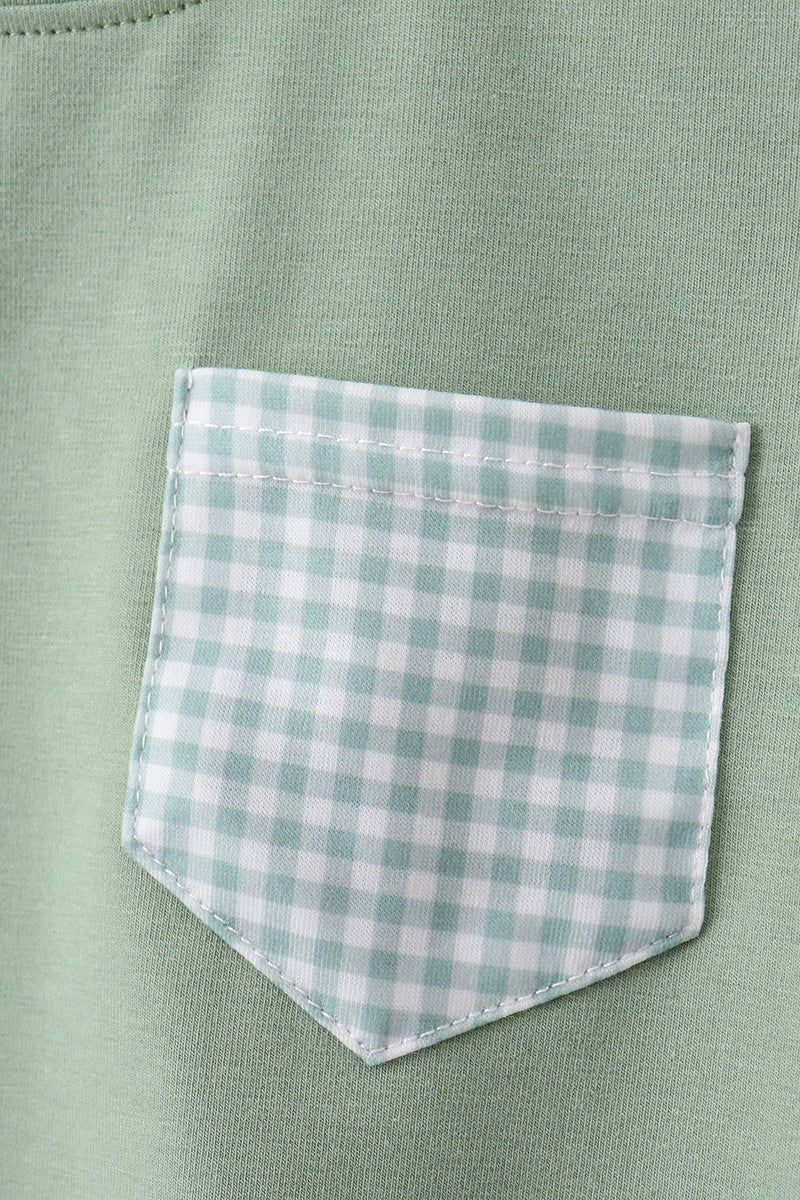 Sage Gingham Set