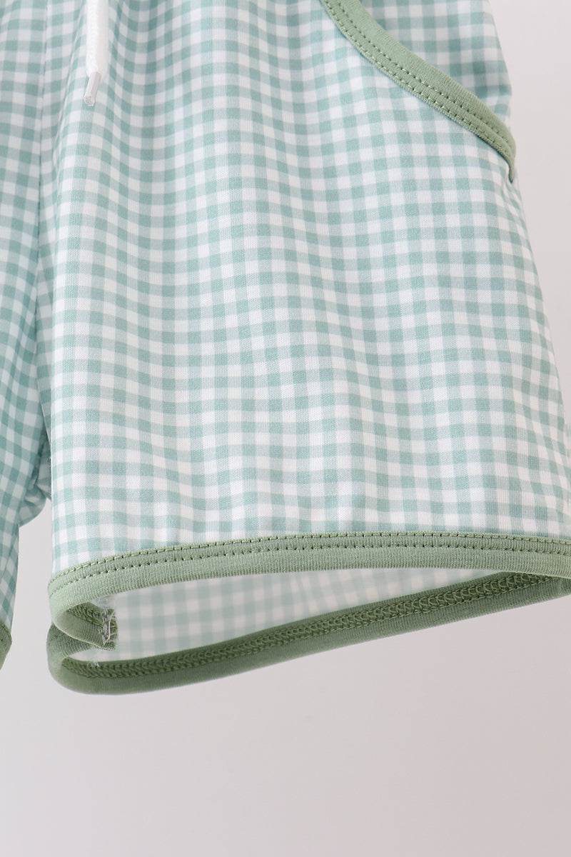 Sage Gingham Set