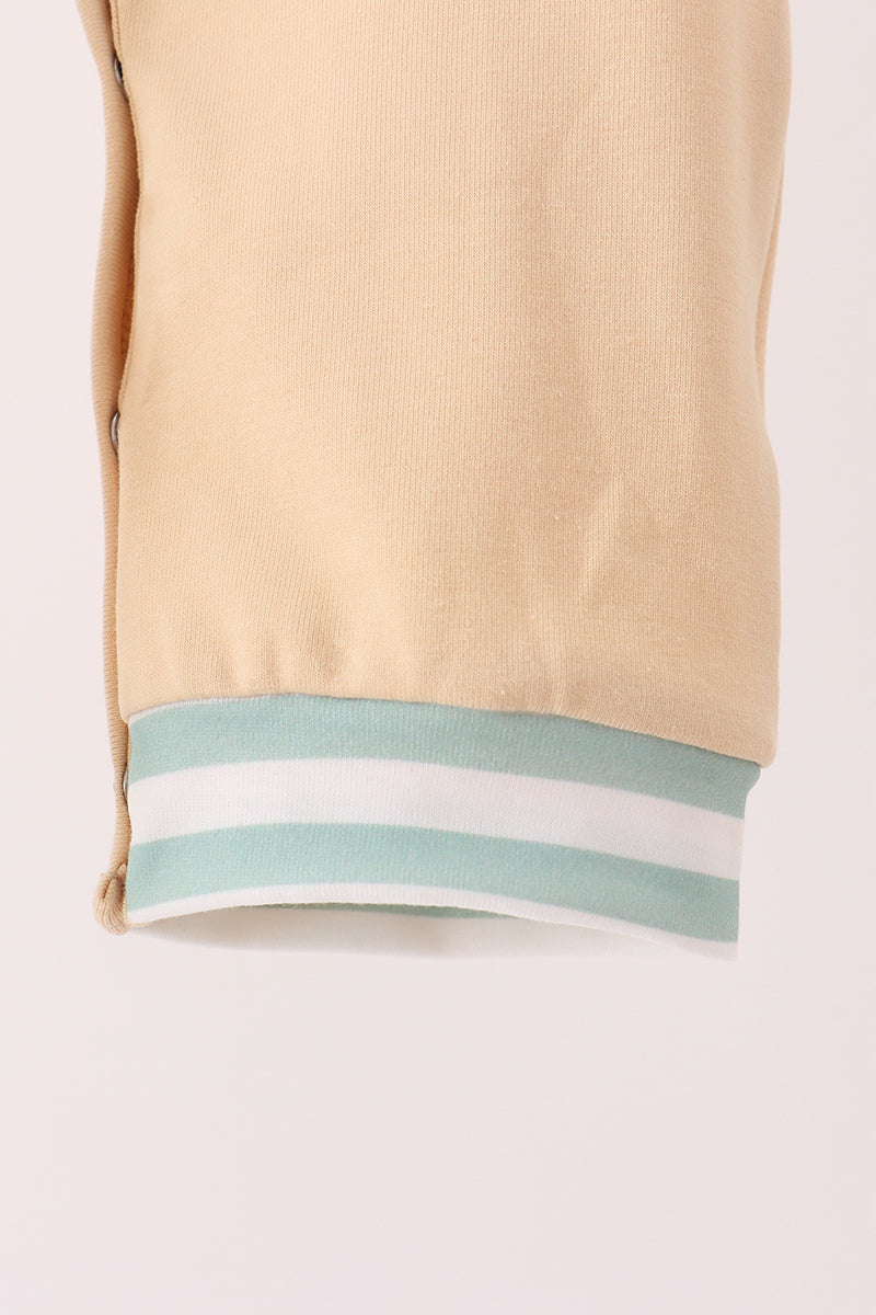 God is great god is good embroidery romper