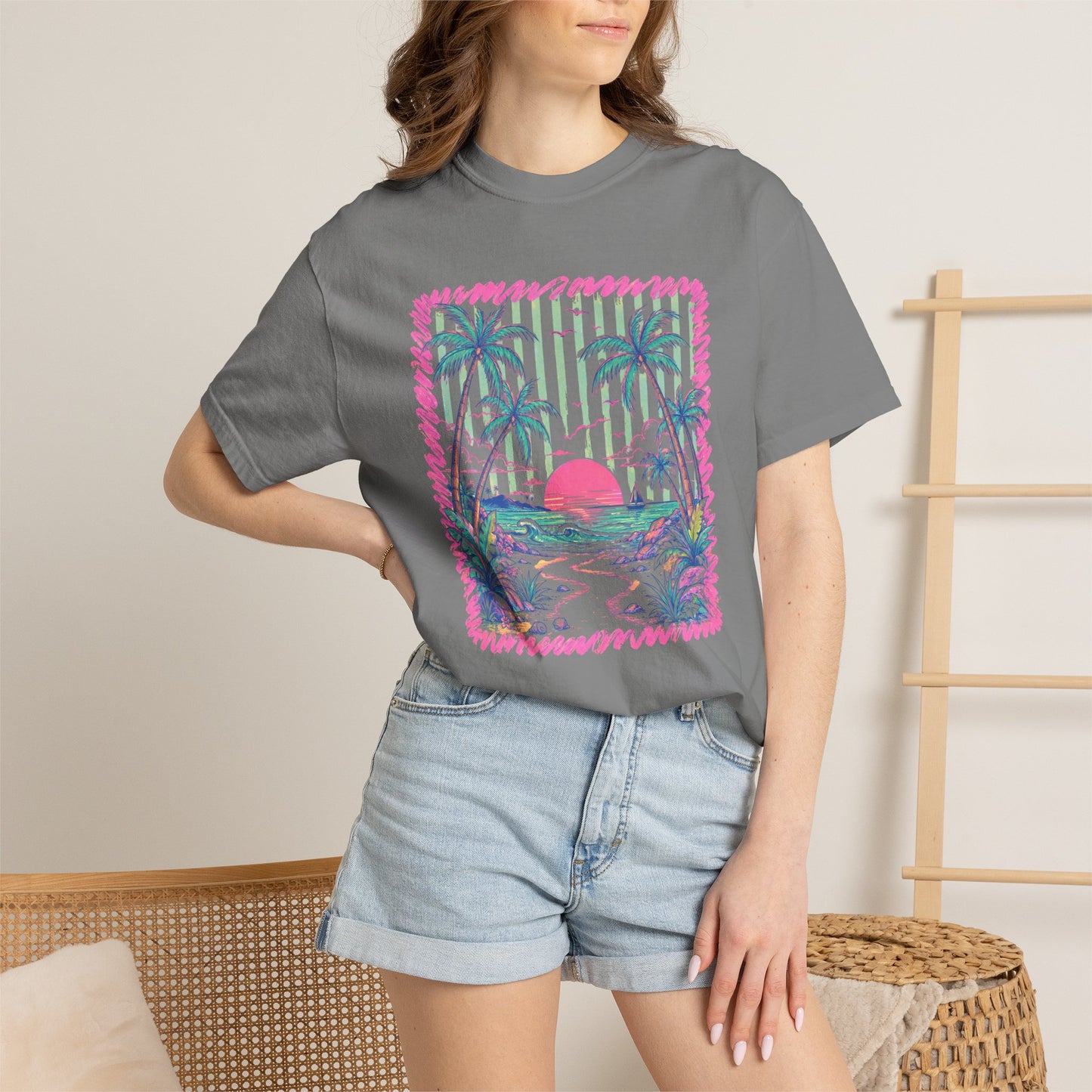 Comfort Colors sunset tee