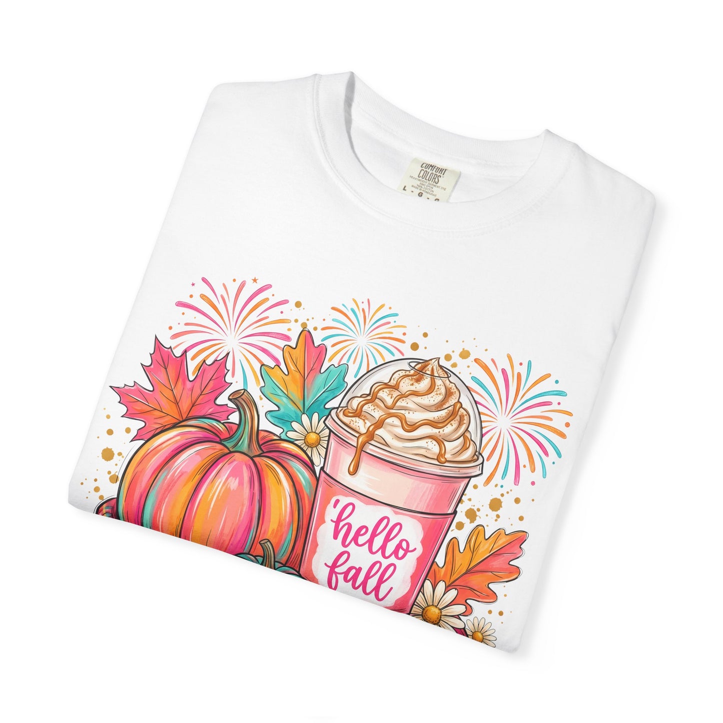 Hello Fall Pumpkin Latte T-Shirt