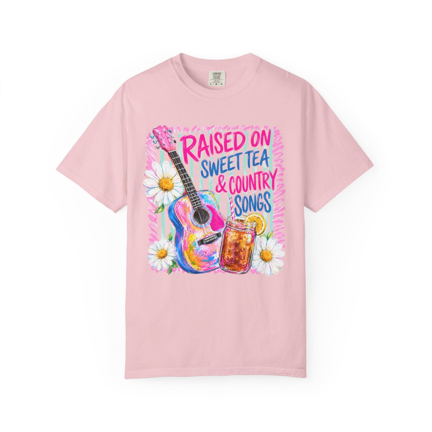 Comfort Colors Raised on Sweet Tea & Country Songs T-Shirt