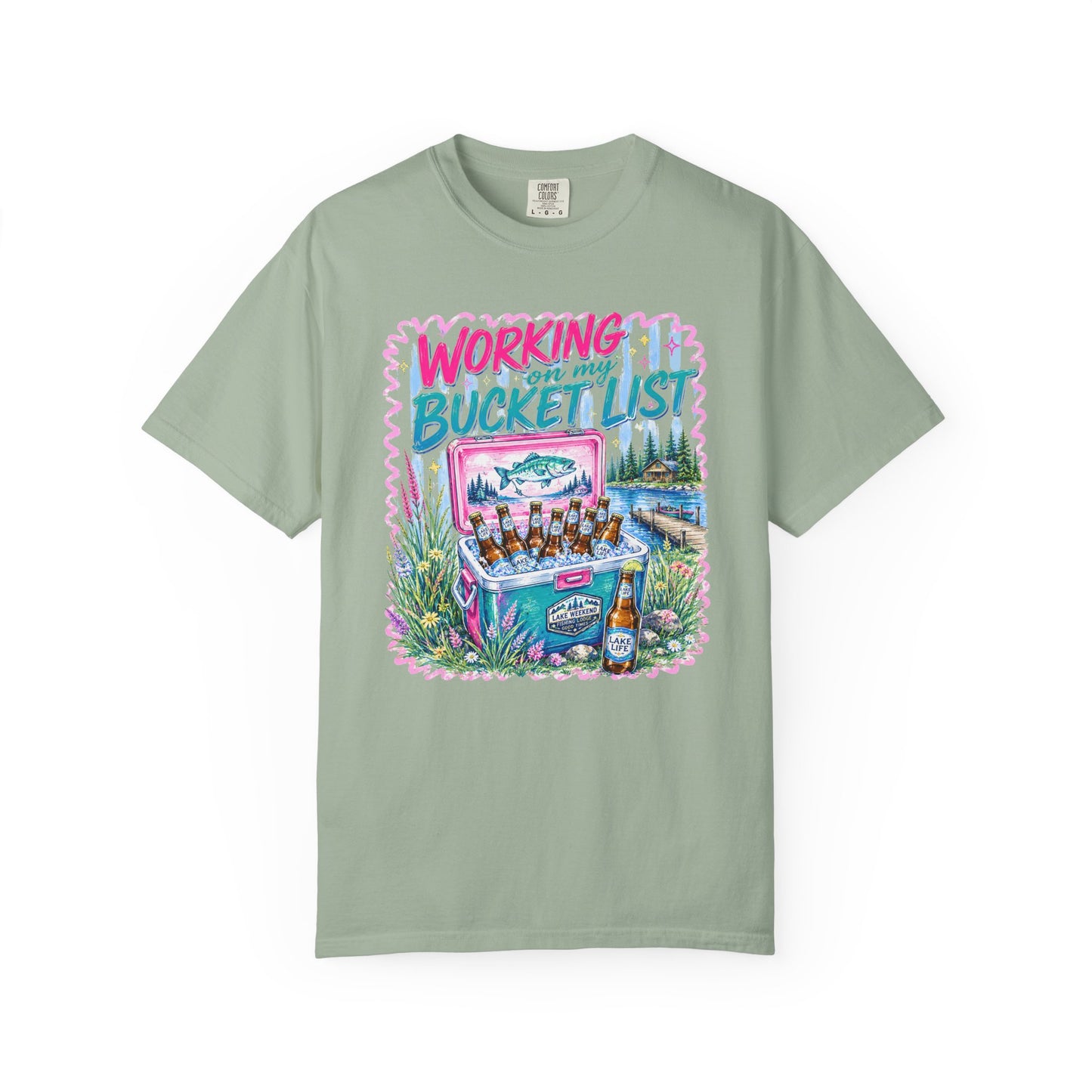 Comfort Colors Working on My Bucket List T-Shirt