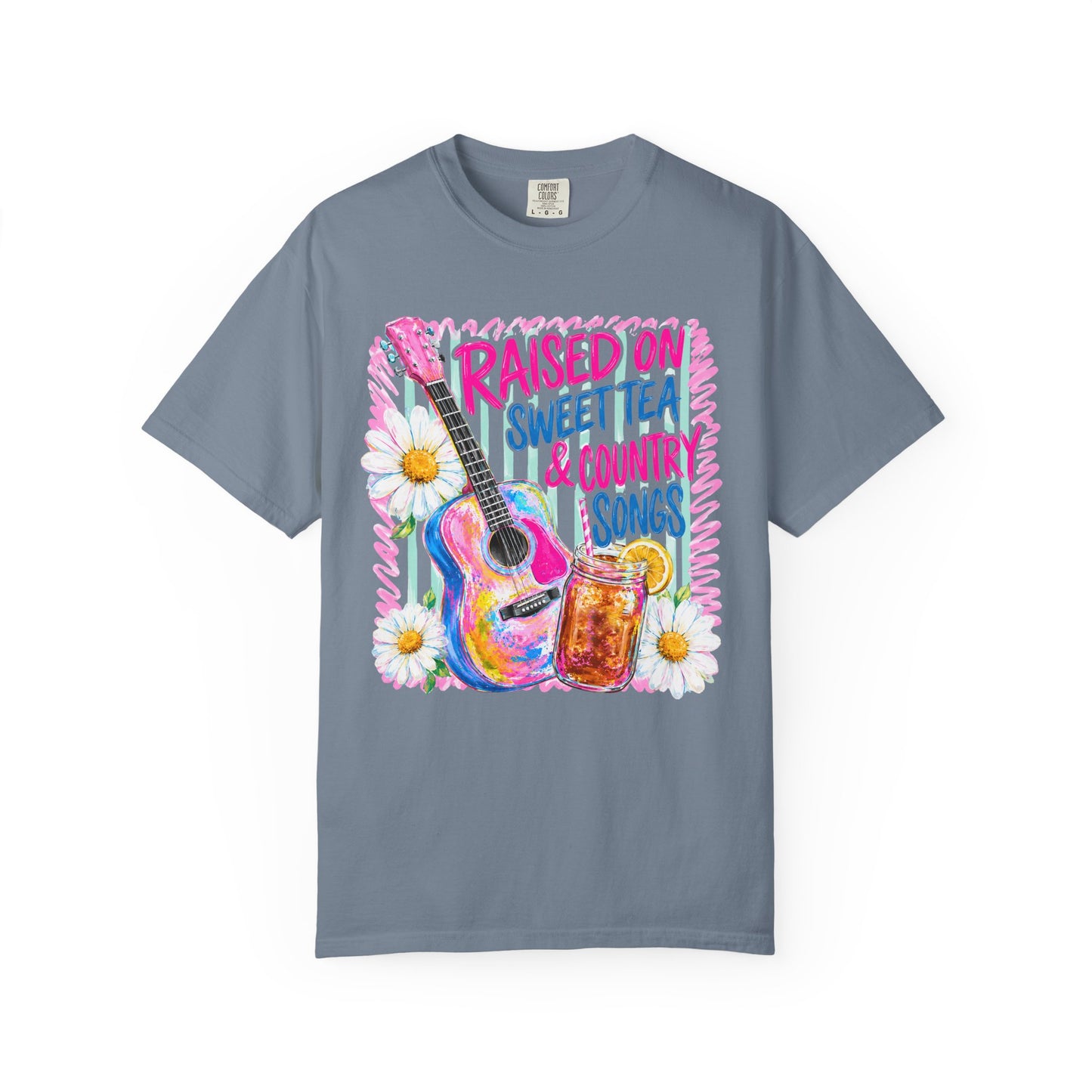 Comfort Colors Raised on Sweet Tea & Country Songs T-Shirt
