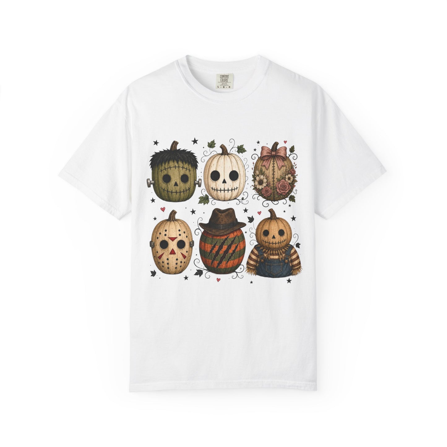Comfort Colors Halloween Pumpkin Mask T-Shirt