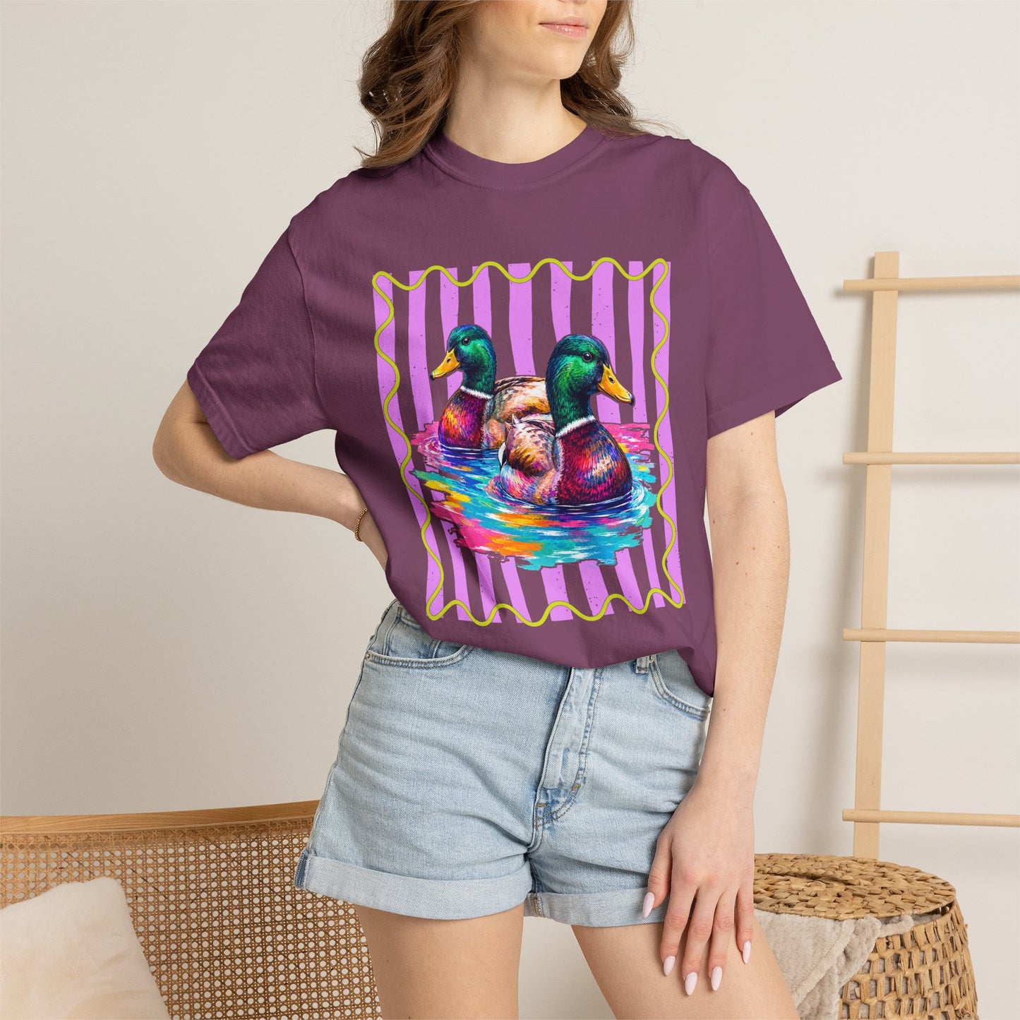 Comfort Colors Mallard Ducks Graphic T-Shirt