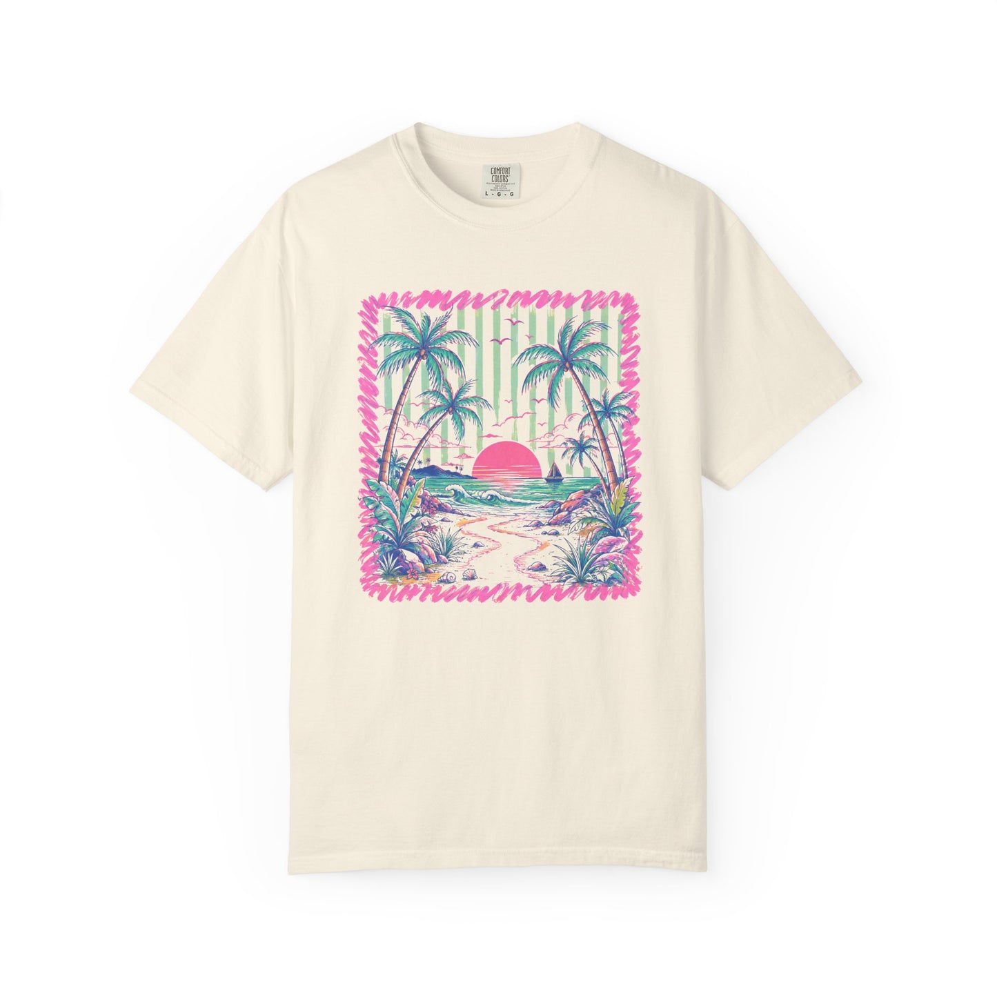 Comfort Colors sunset tee