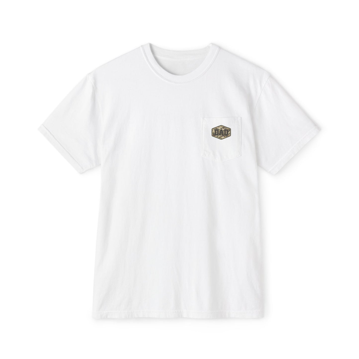 Comfort Colors camo dad shirt