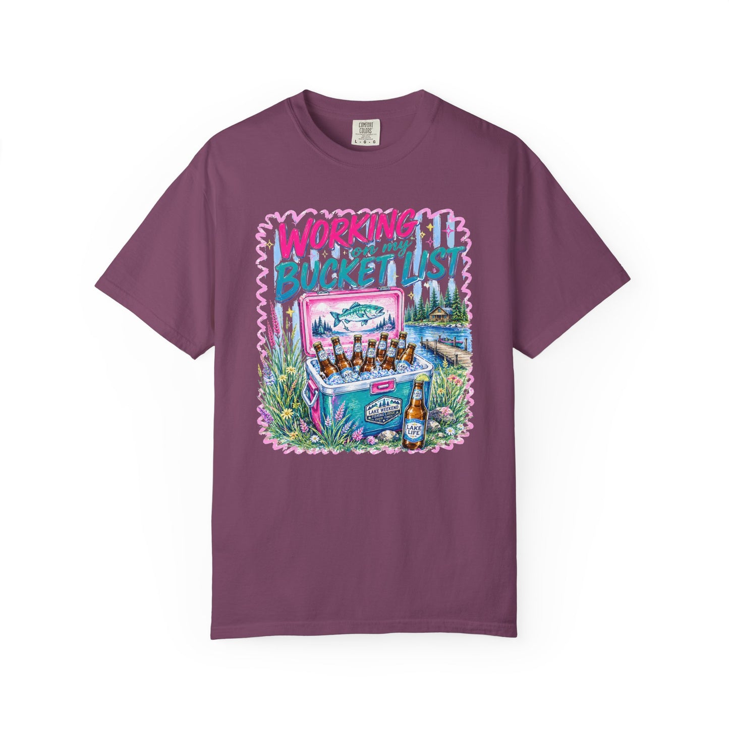 Comfort Colors Working on My Bucket List T-Shirt