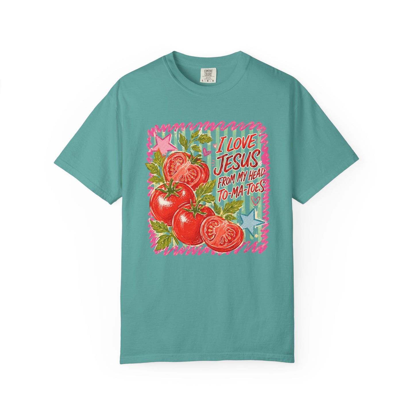 Comfort Colors Jesus Tomato Graphic Tee