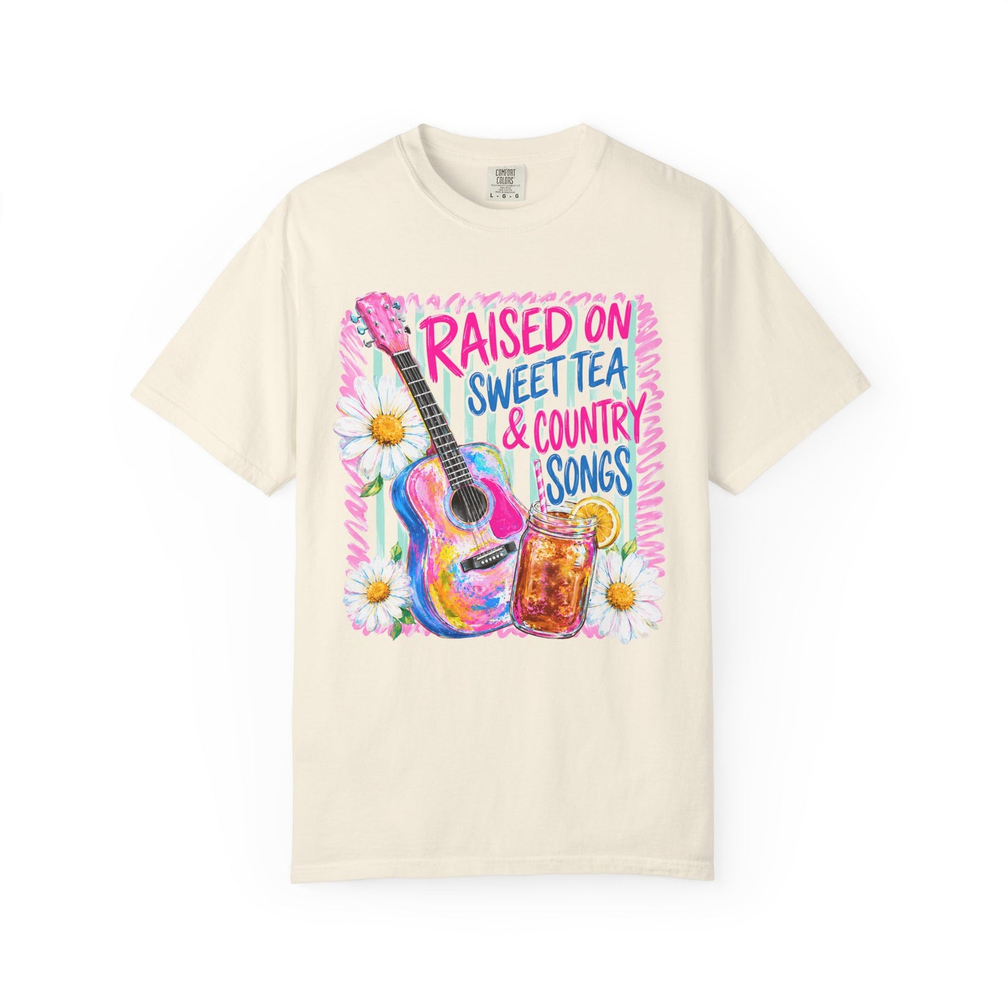 Comfort Colors Raised on Sweet Tea & Country Songs T-Shirt