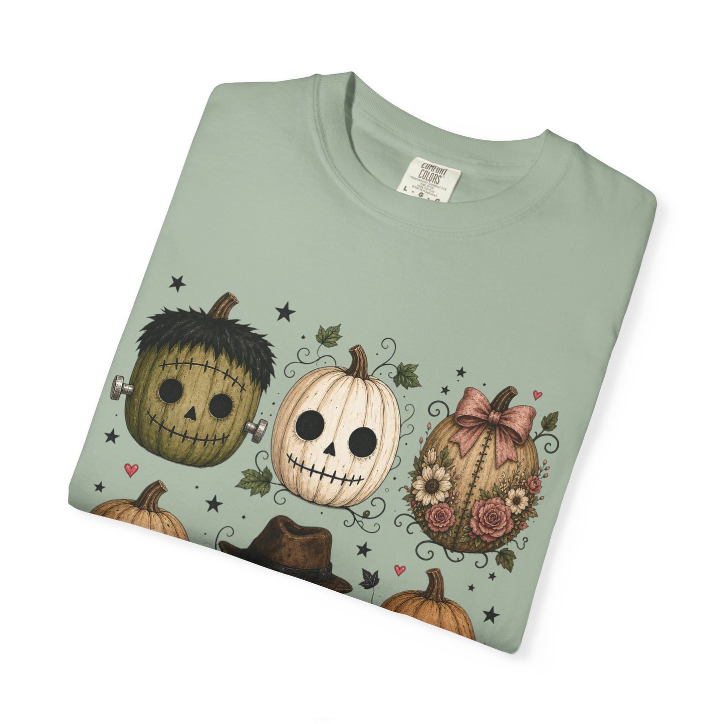 Comfort Colors Halloween Pumpkin Mask T-Shirt