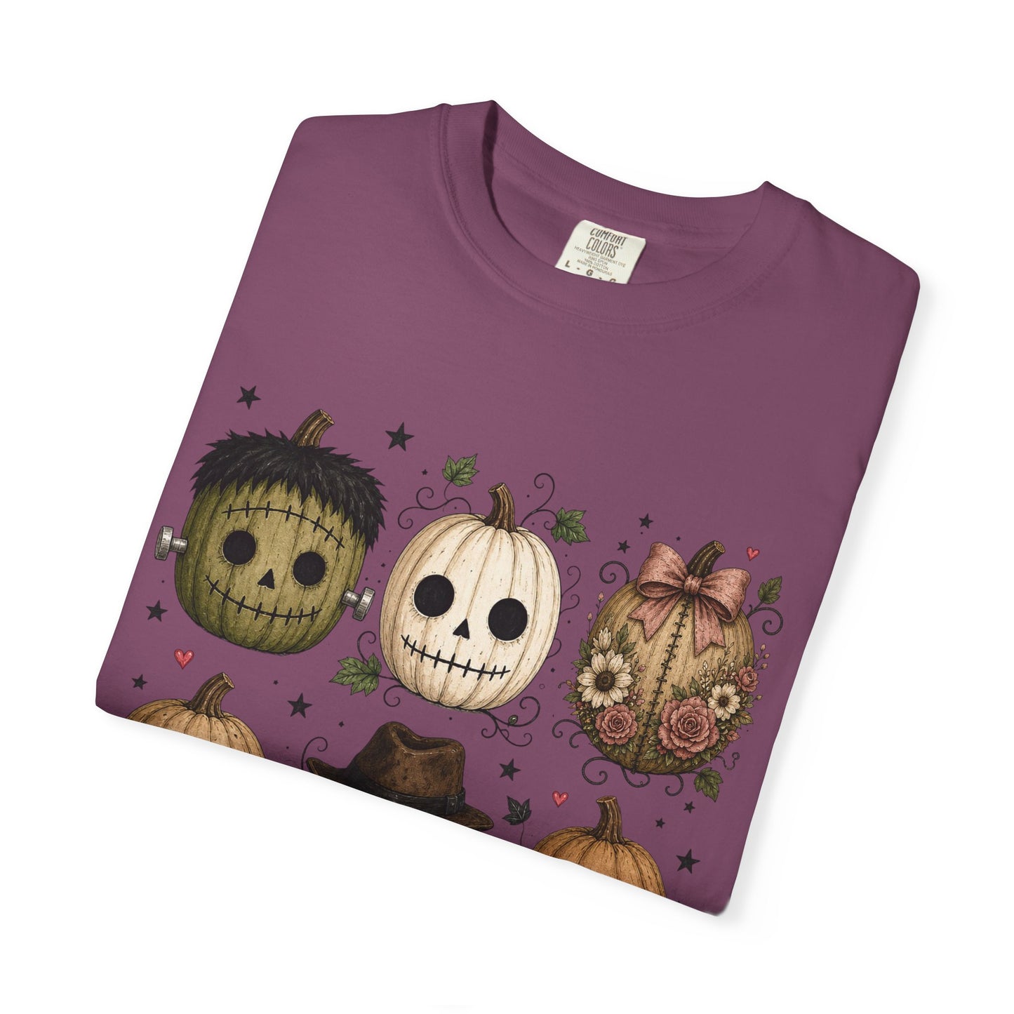 Comfort Colors Halloween Pumpkin Mask T-Shirt