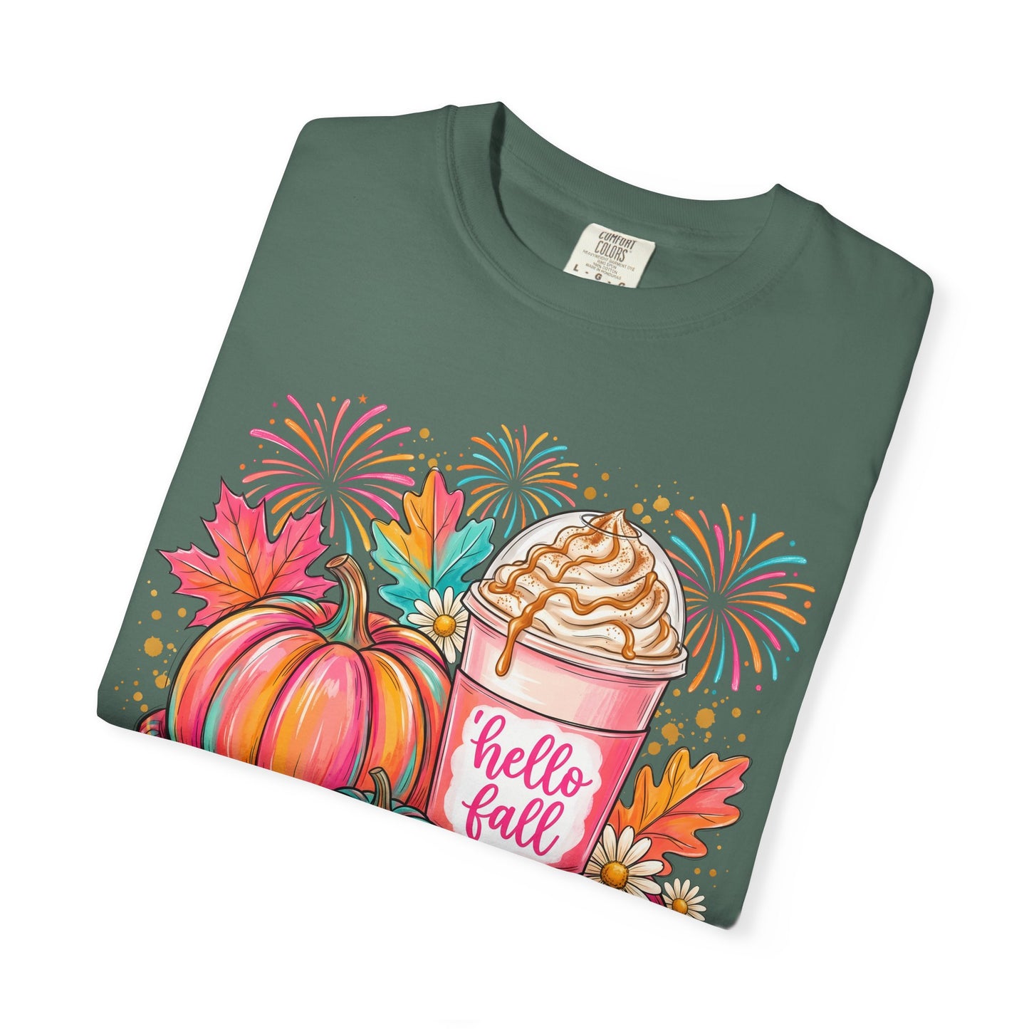 Hello Fall Pumpkin Latte T-Shirt