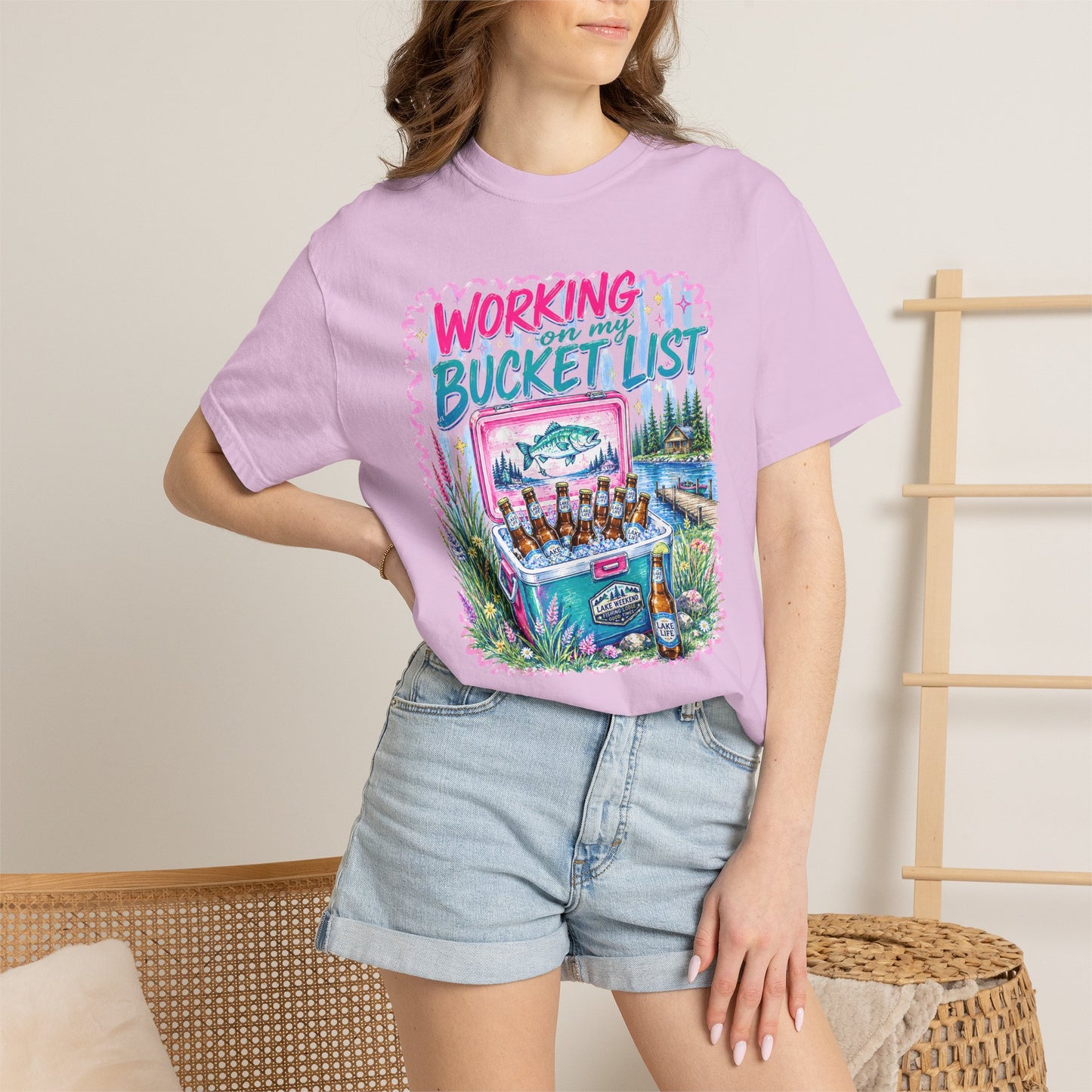 Comfort Colors Working on My Bucket List T-Shirt