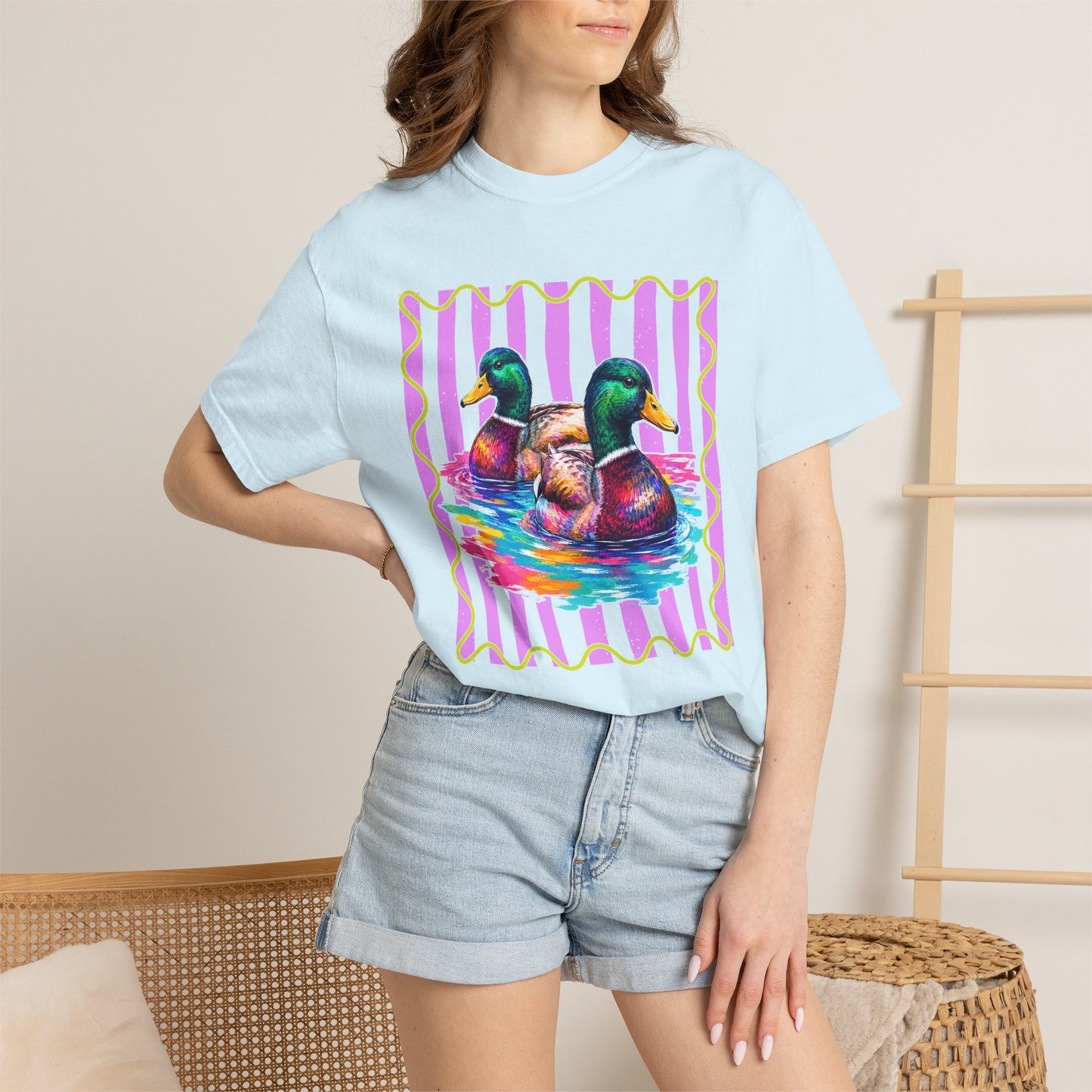 Comfort Colors Mallard Ducks Graphic T-Shirt