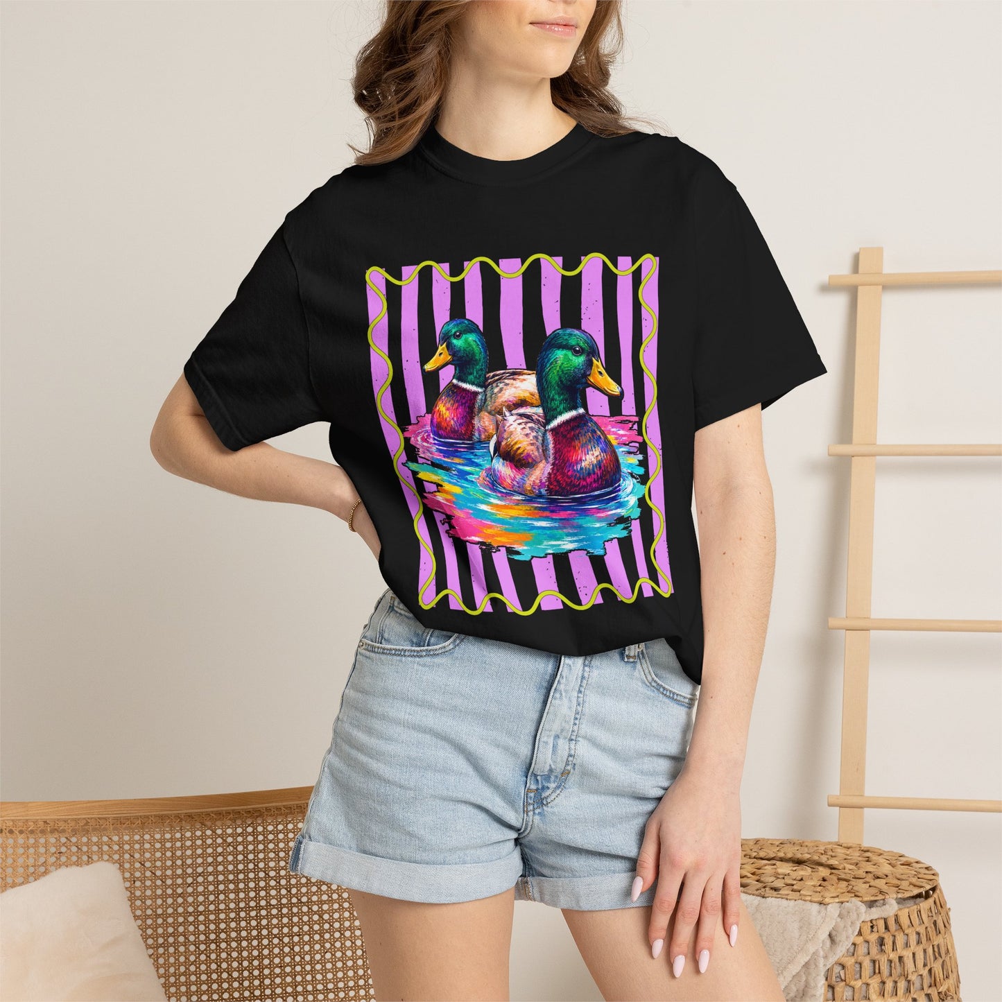 Comfort Colors Mallard Ducks Graphic T-Shirt