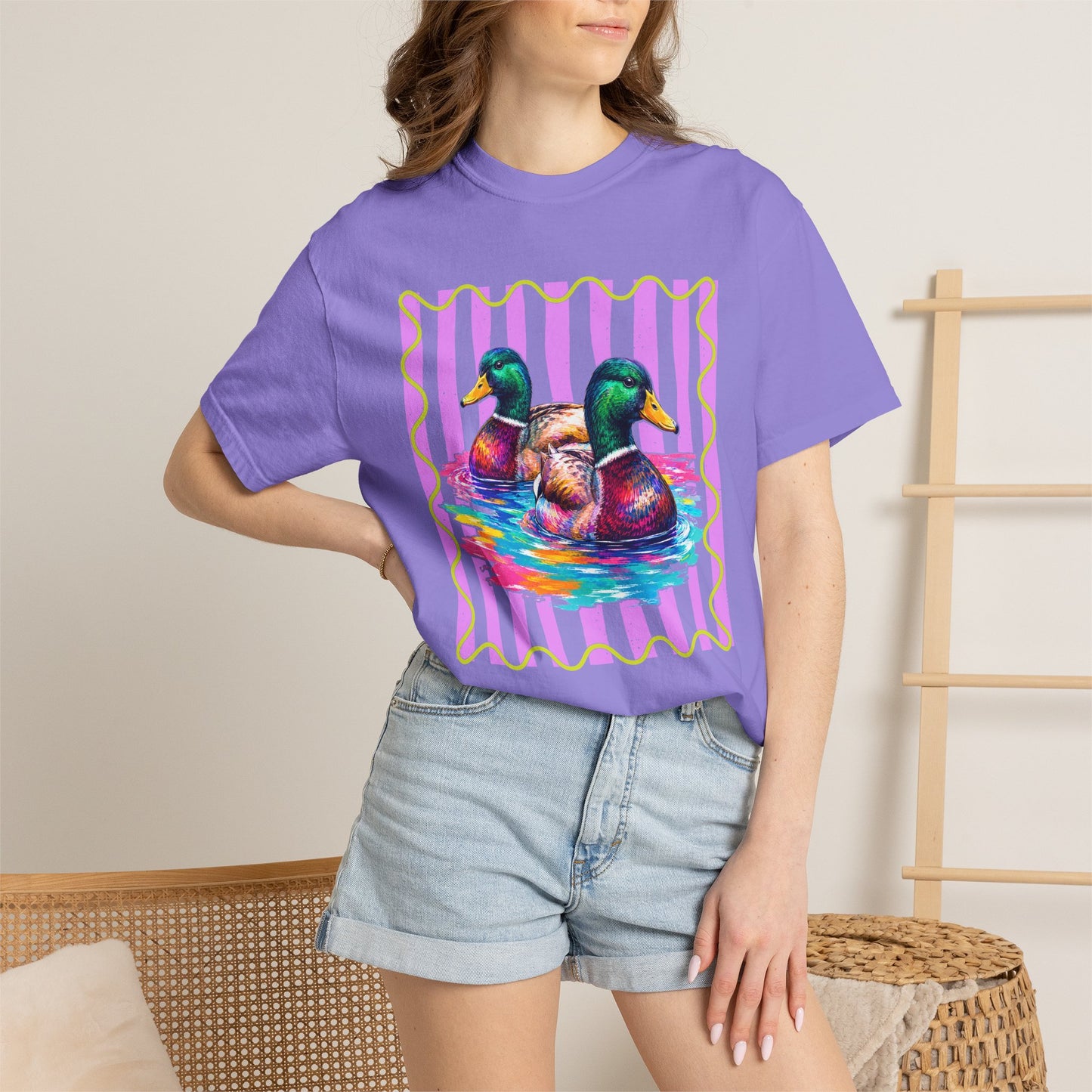 Comfort Colors Mallard Ducks Graphic T-Shirt