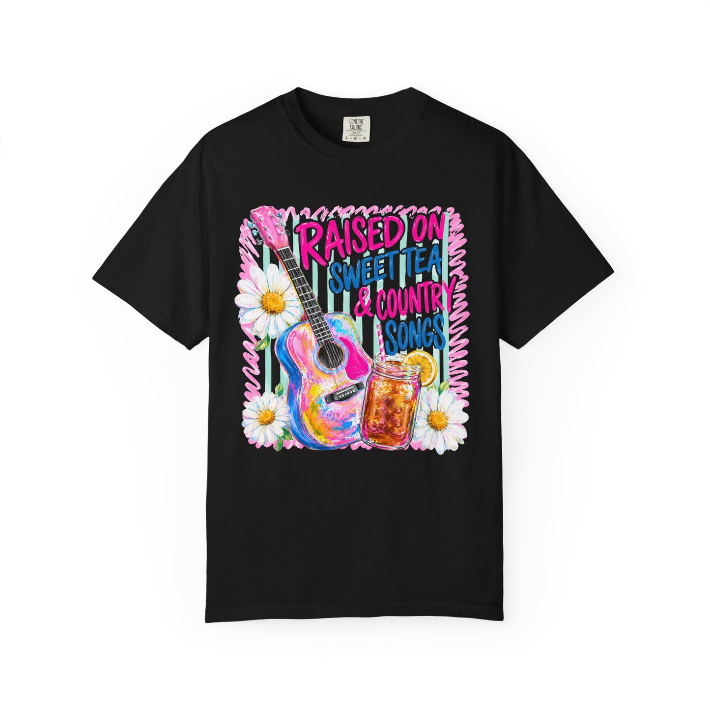 Comfort Colors Raised on Sweet Tea & Country Songs T-Shirt
