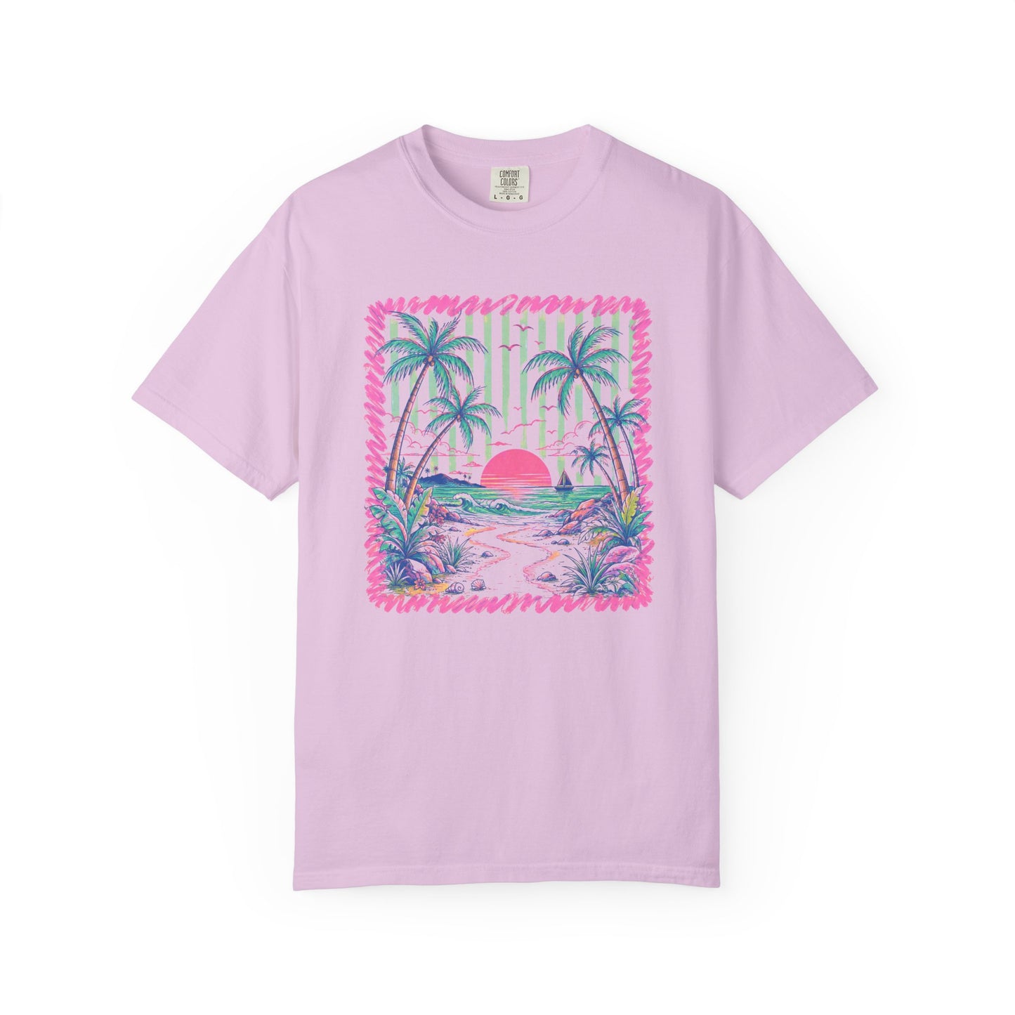 Comfort Colors sunset tee