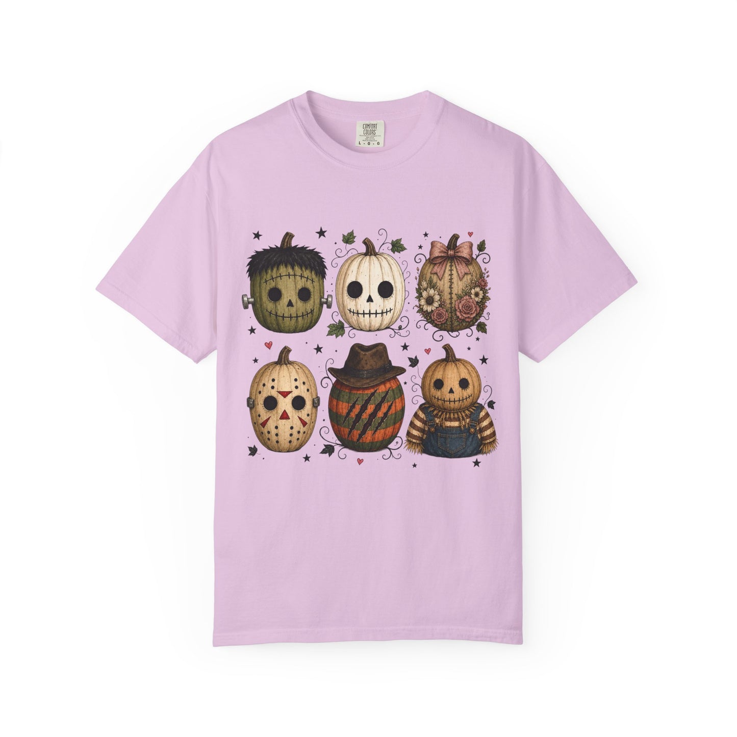 Comfort Colors Halloween Pumpkin Mask T-Shirt