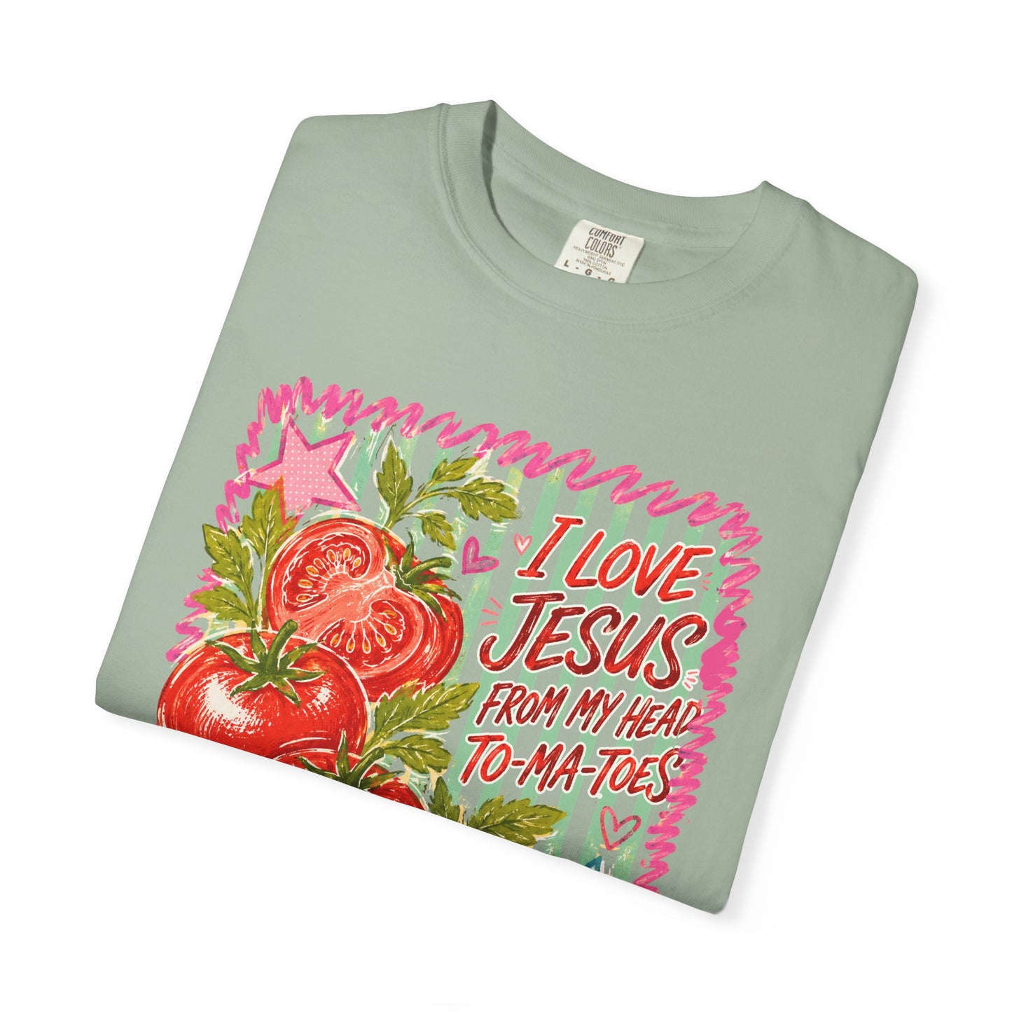 Comfort Colors Jesus Tomato Graphic Tee