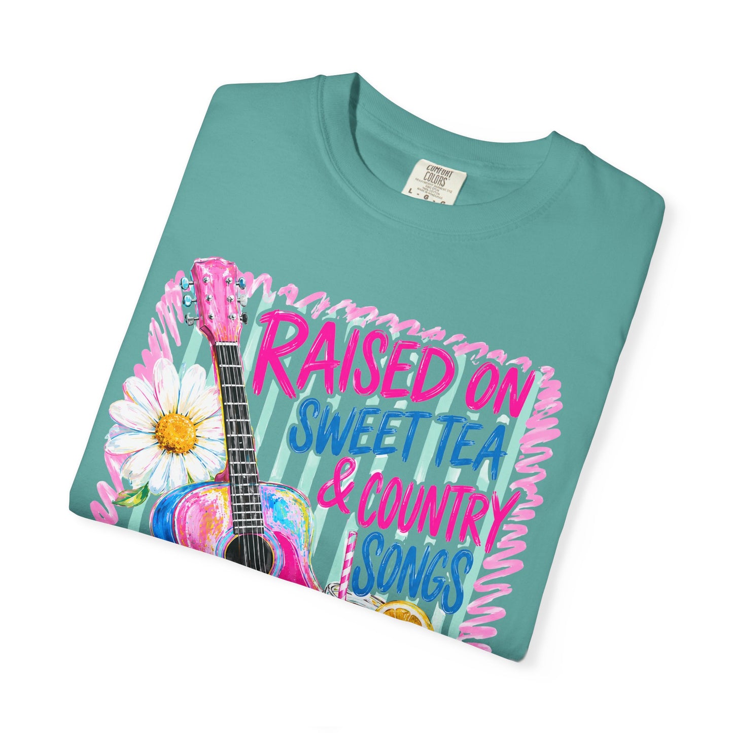 Comfort Colors Raised on Sweet Tea & Country Songs T-Shirt
