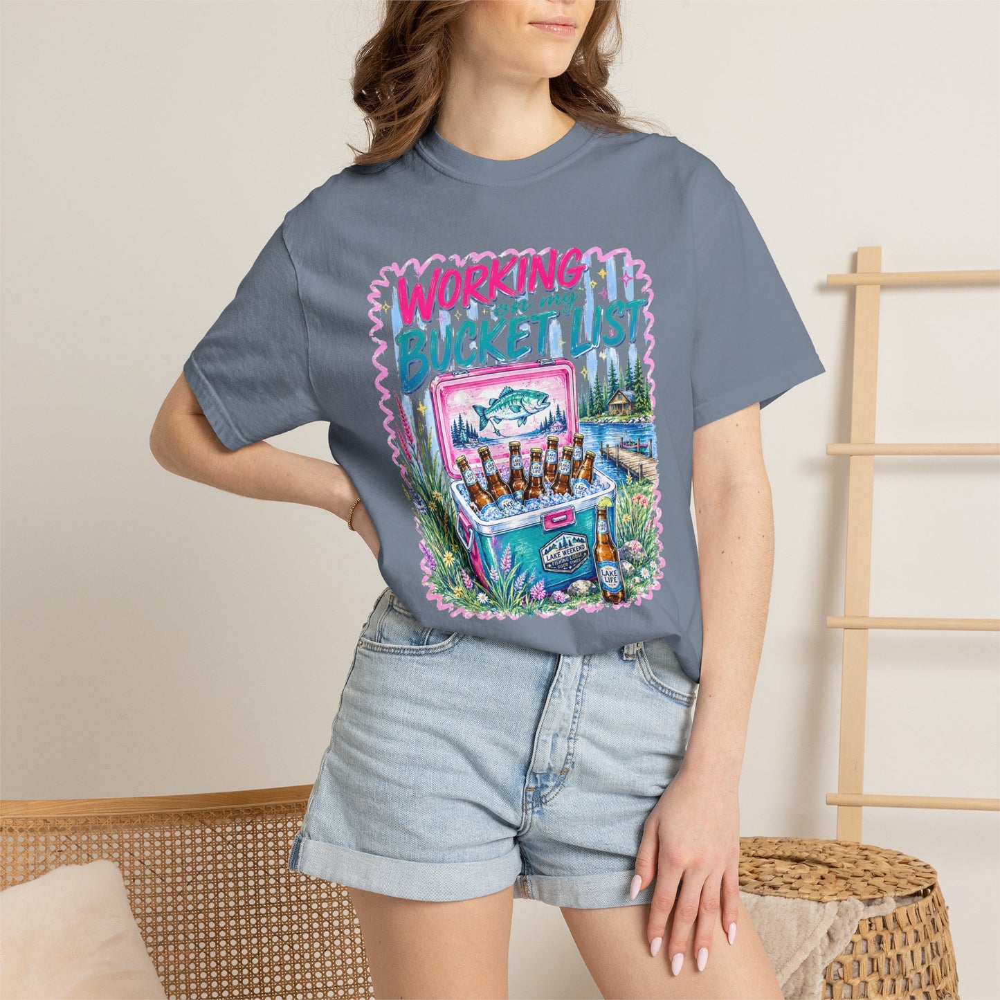 Comfort Colors Working on My Bucket List T-Shirt