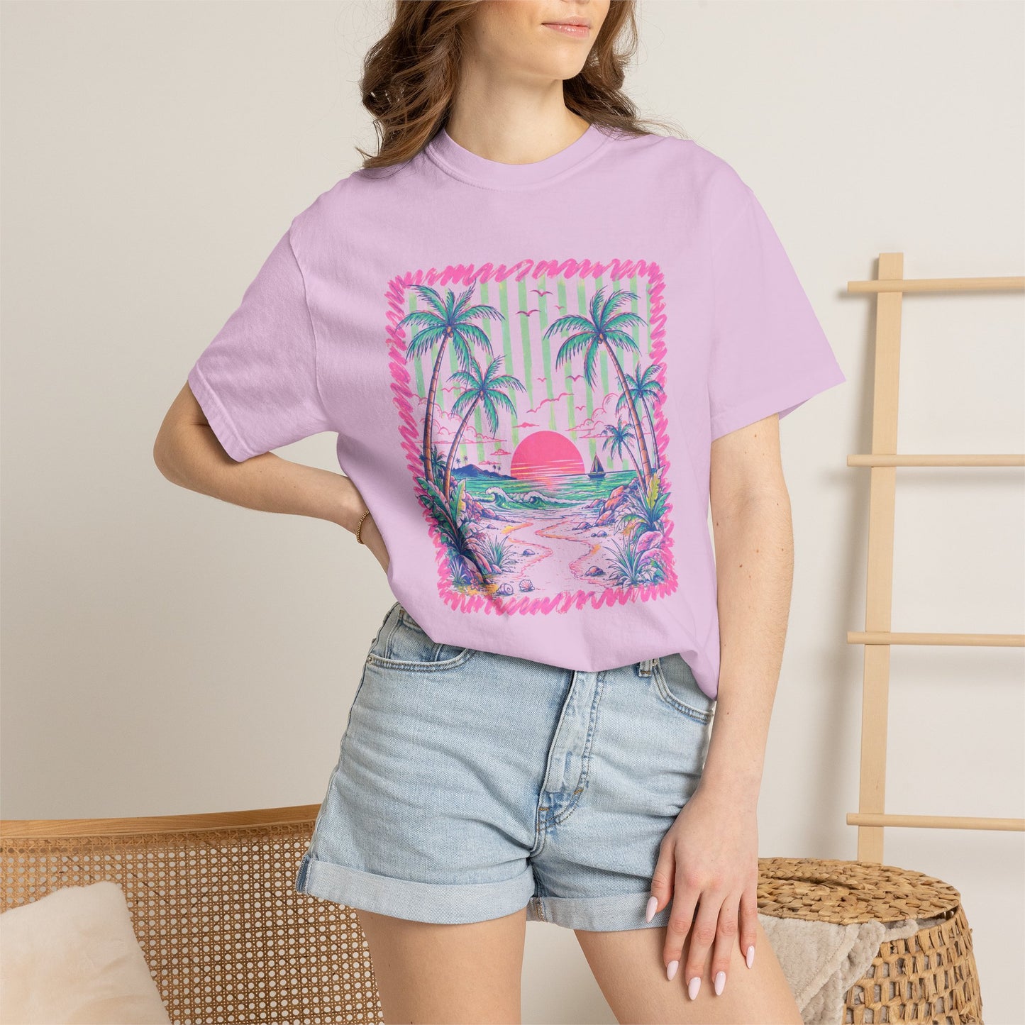 Comfort Colors sunset tee