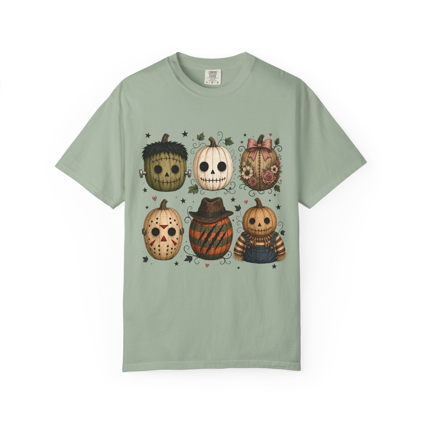 Comfort Colors Halloween Pumpkin Mask T-Shirt